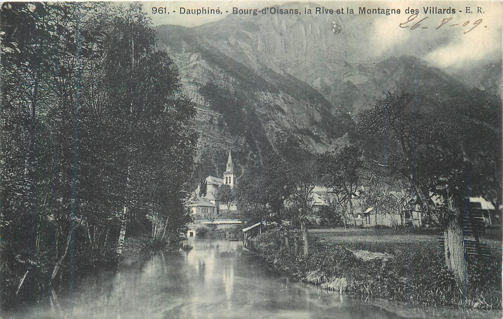 Bourg-d'Oisans, la Rive et la Montagne des Villards — E.R. n°961
