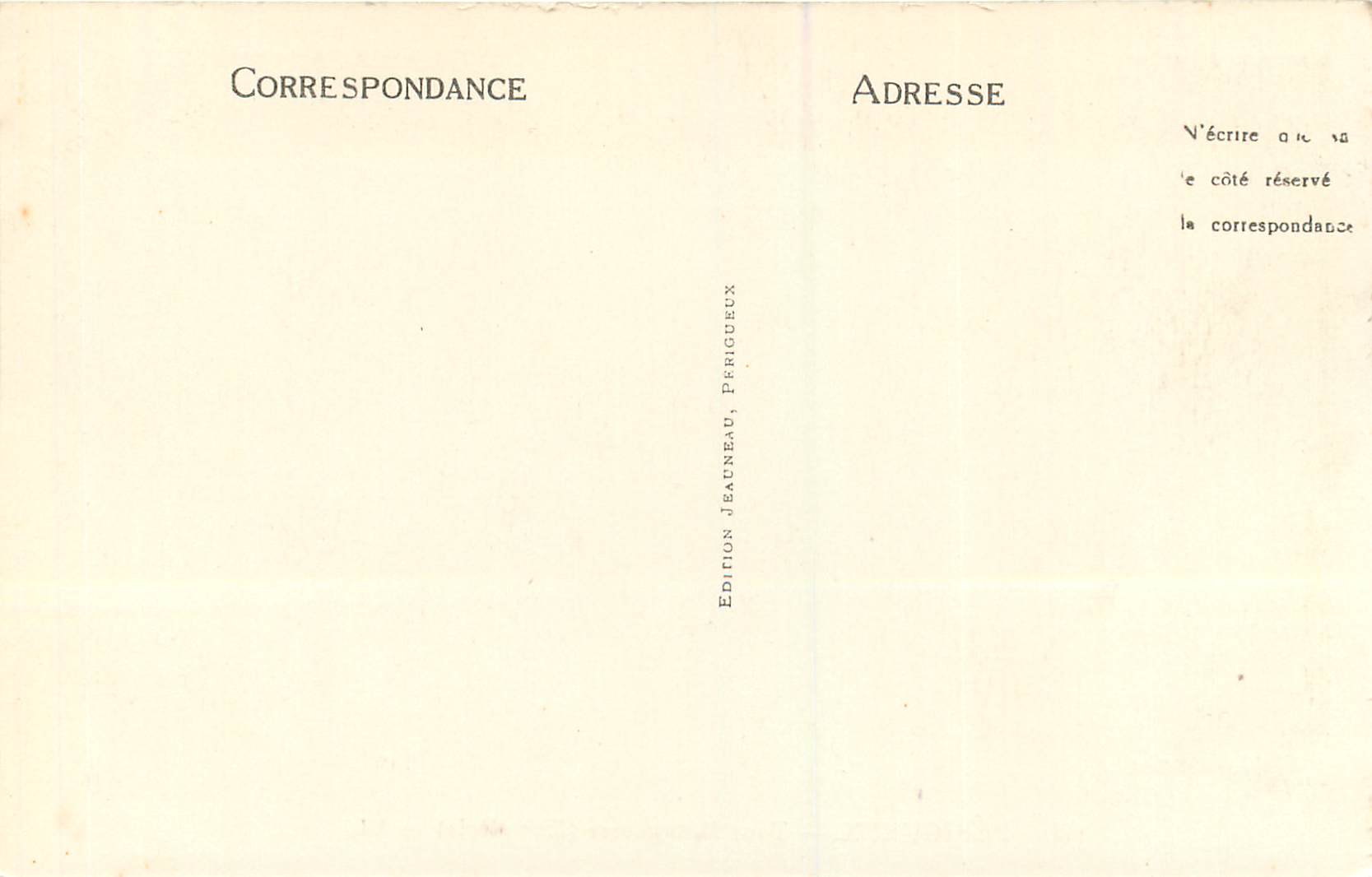 CPA Perigueux Tour Malaguerre (XVe Siecle) — Rückseite