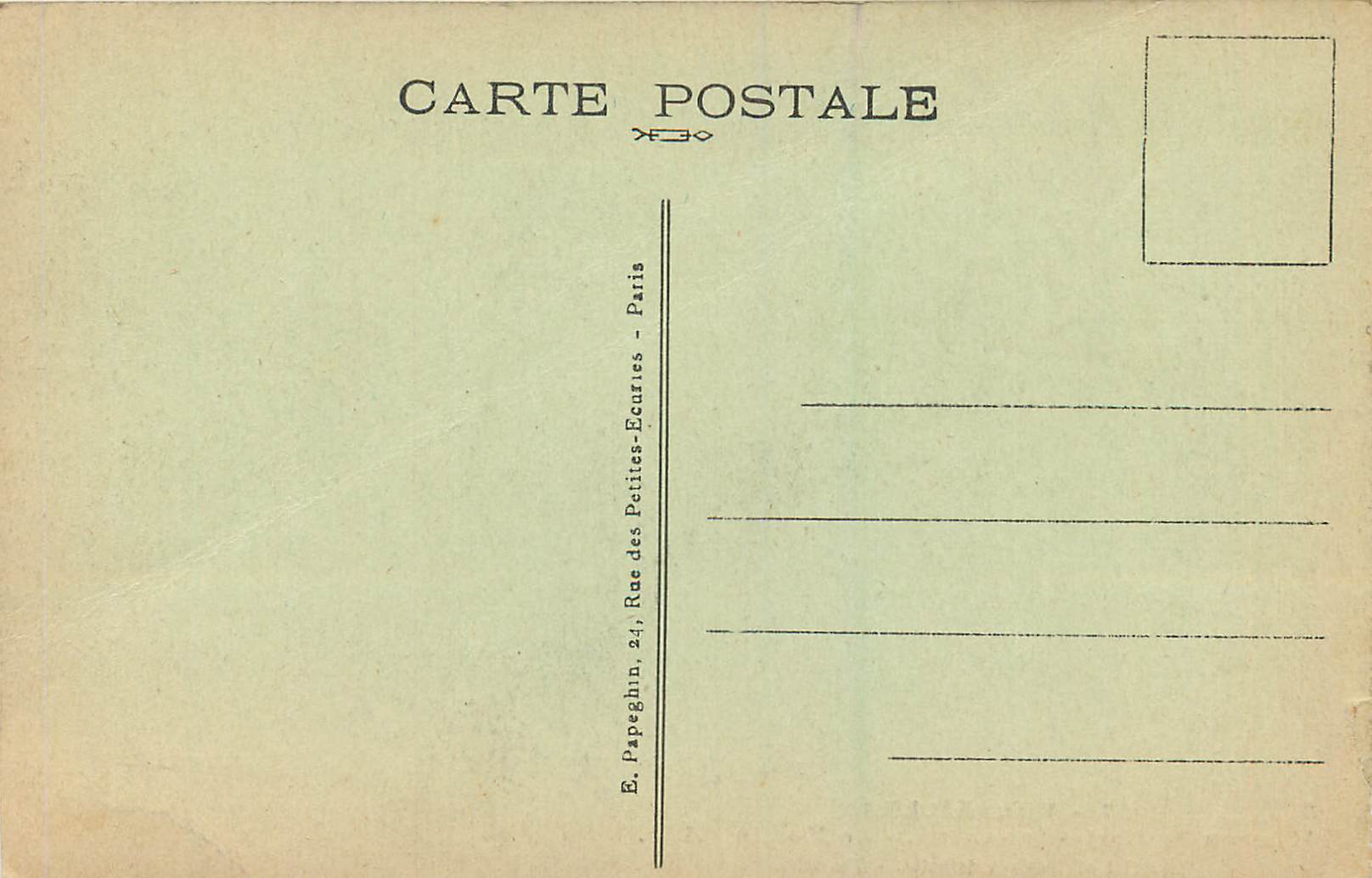 CPA Versailles Hameau de Marie Antoinette Le Moulin — Verso
