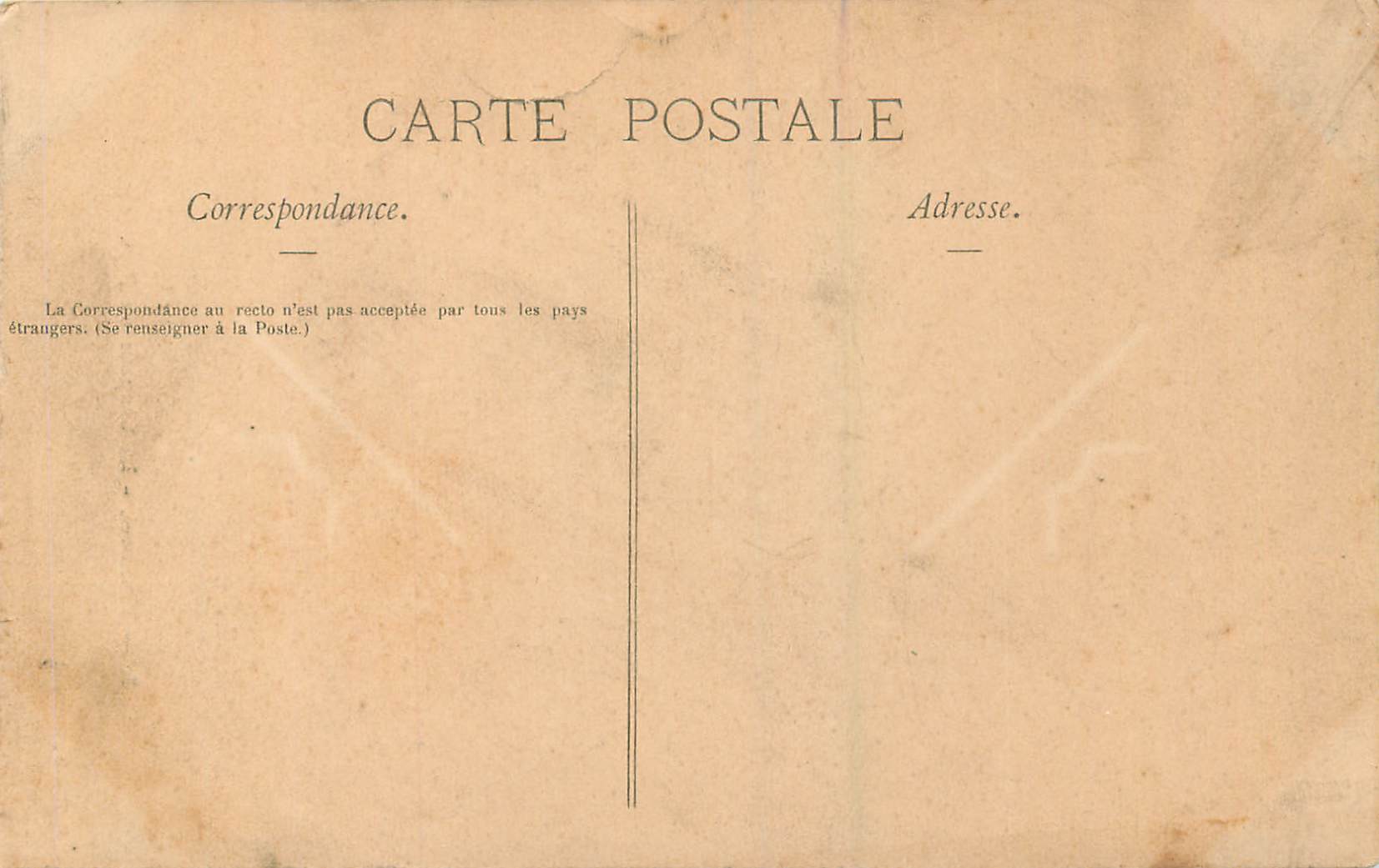 Vincennes - La Chapelle du Fort — J.C., édit, Montreuil, n°8 — Rückseite