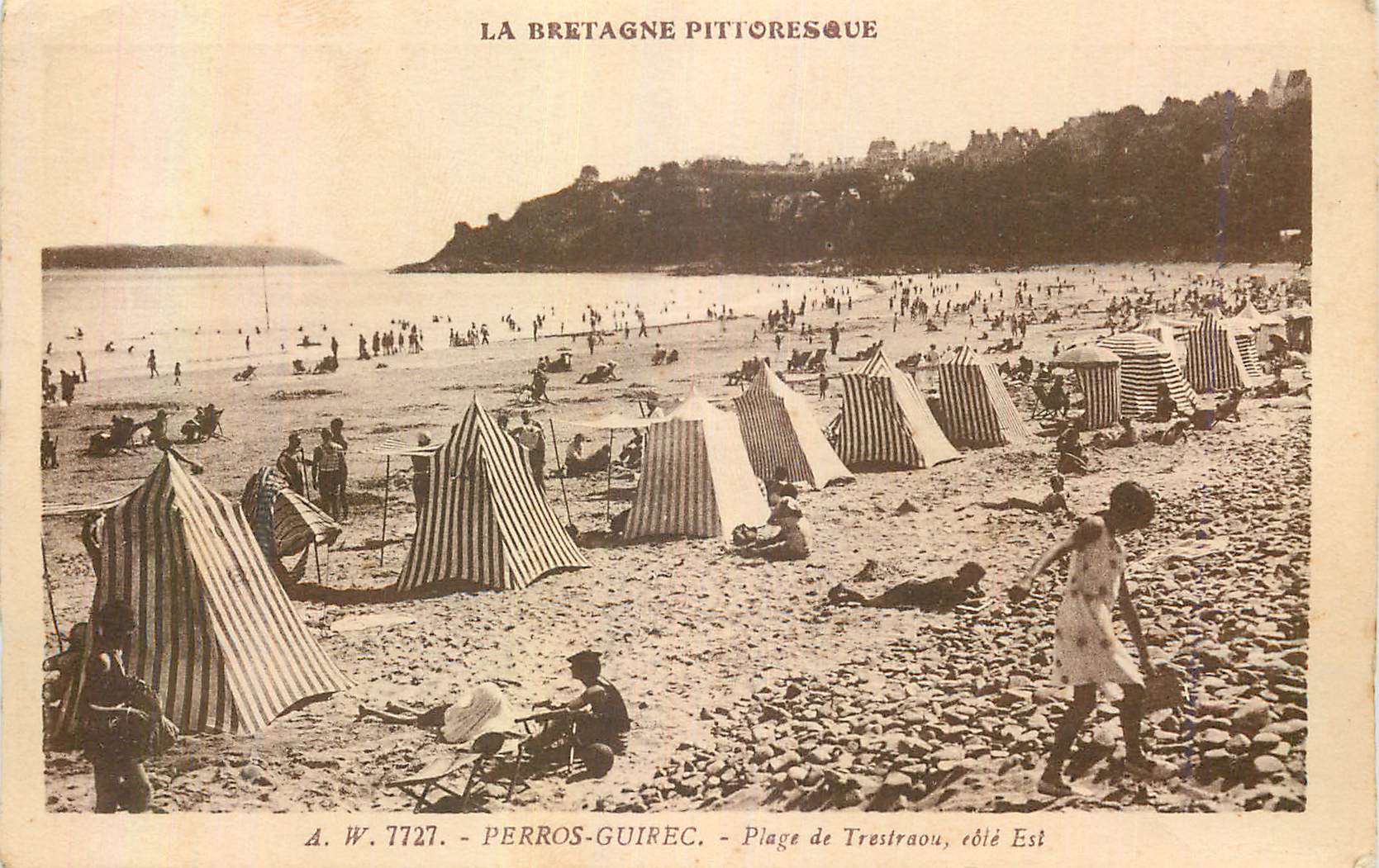 Plage de Trestraou, côté Est — Perros-Guirec — A.W. 7727