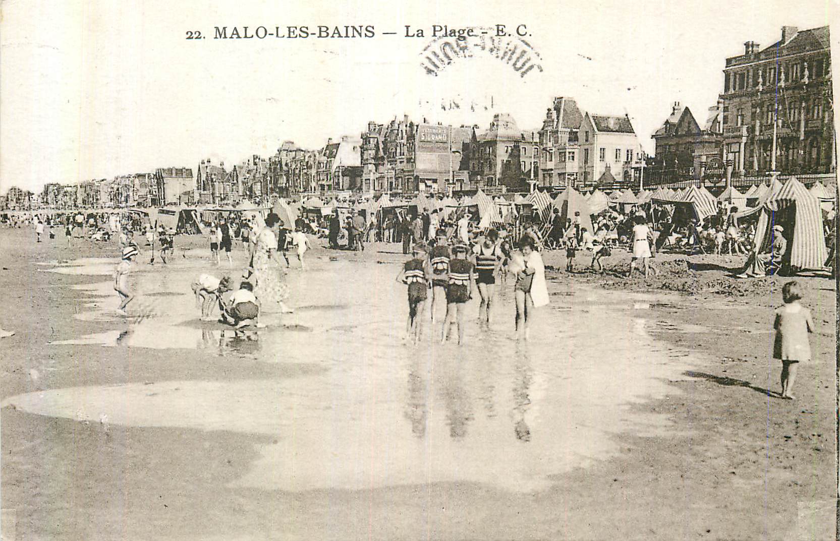CPA Malo les Bains La Plage