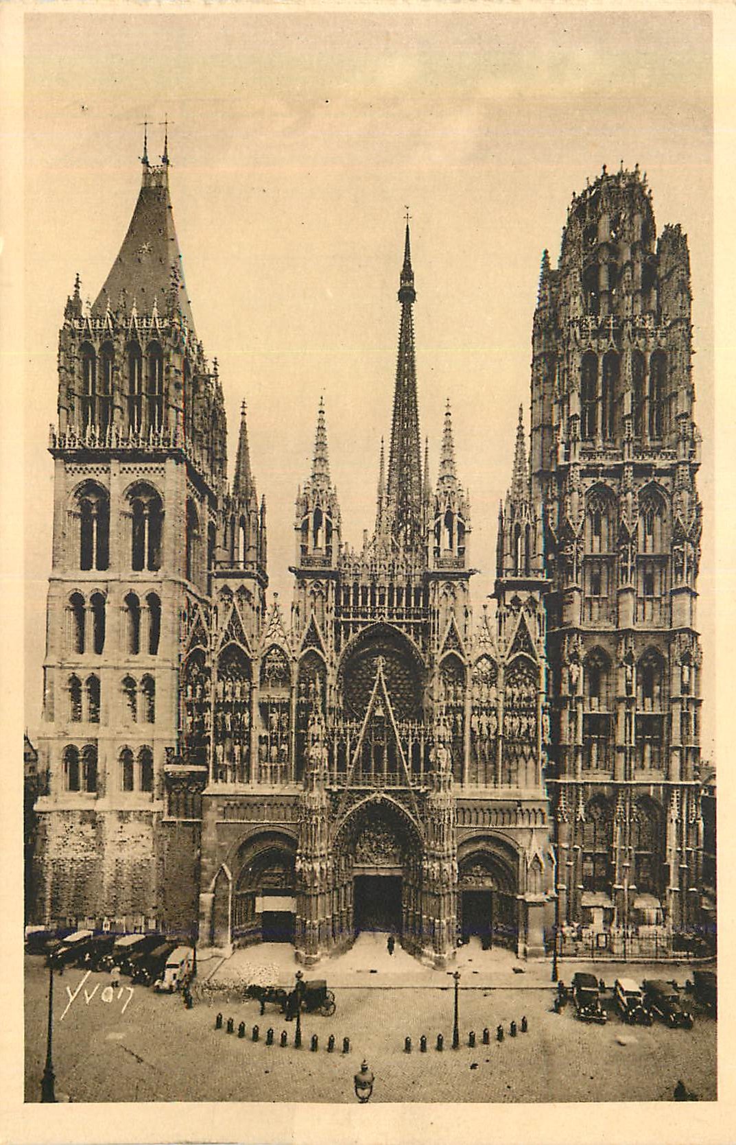 CPA Rouen (Seine Inferieure) La Douce France La Cathedrale Notre Dame