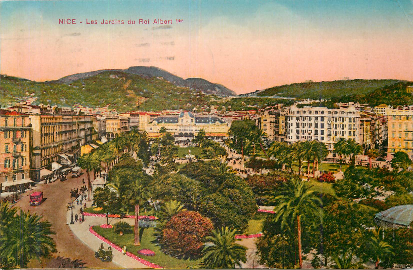 CPA Nice Les Jardins du Roi Albert 1er