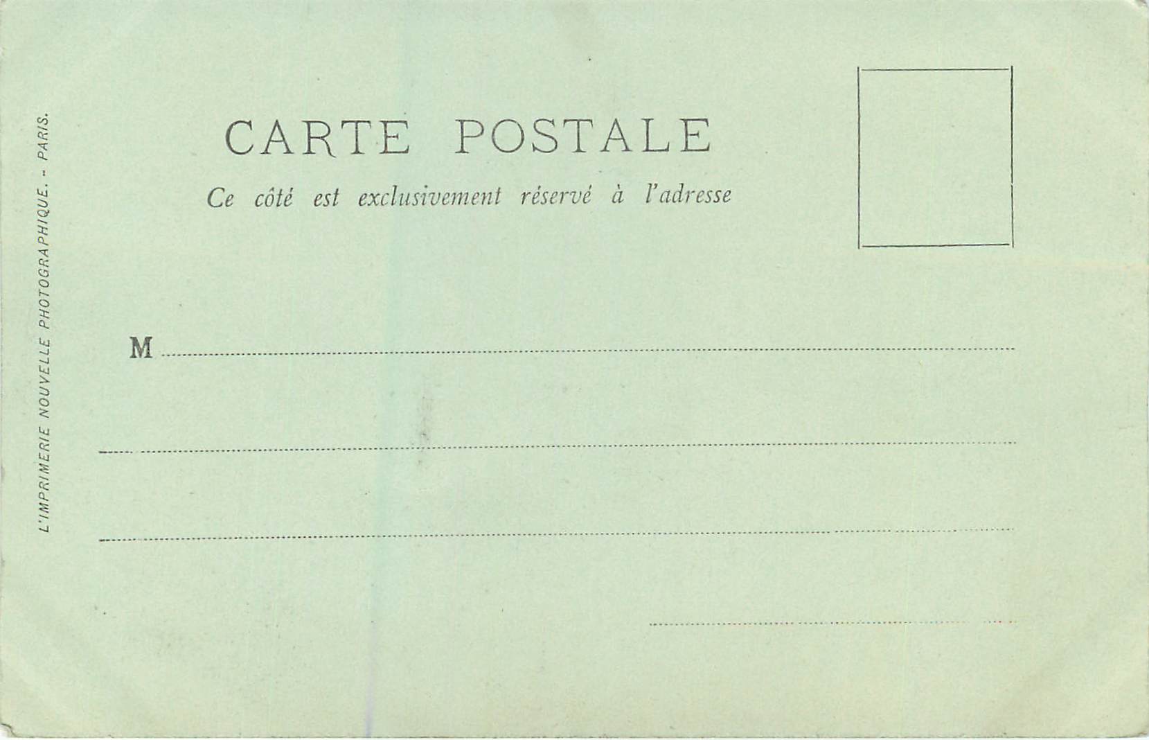 CPA Rouen Porche du Lycee — Rückseite