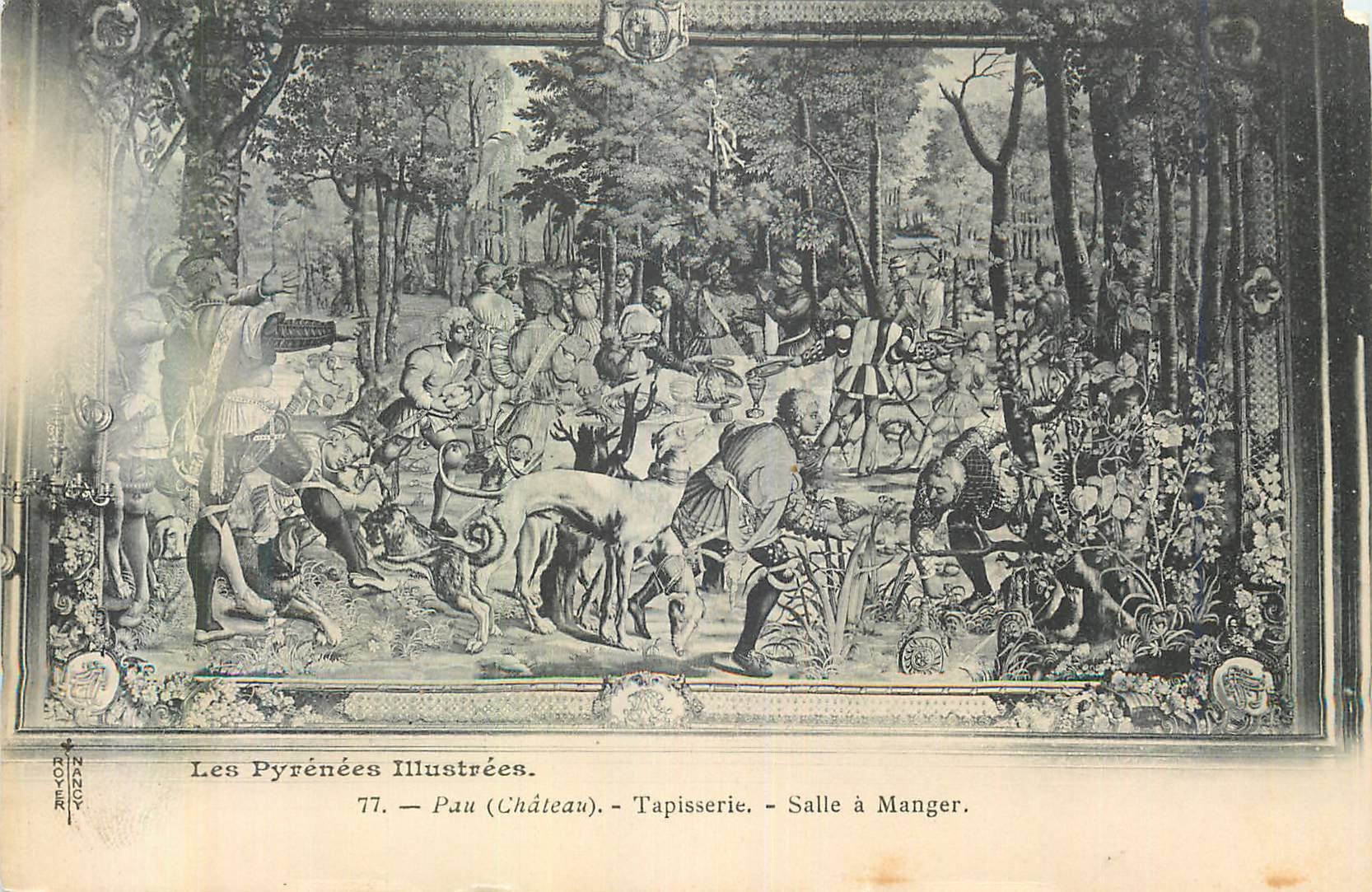 CPA Pau (Chateau) Les Pyrenees Illustrees Tapisserie Salle a Manger