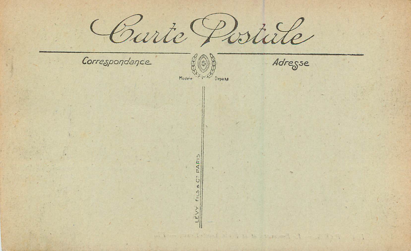 CPA Paris Le Boulevard et la Porte Saint Denis — Rückseite