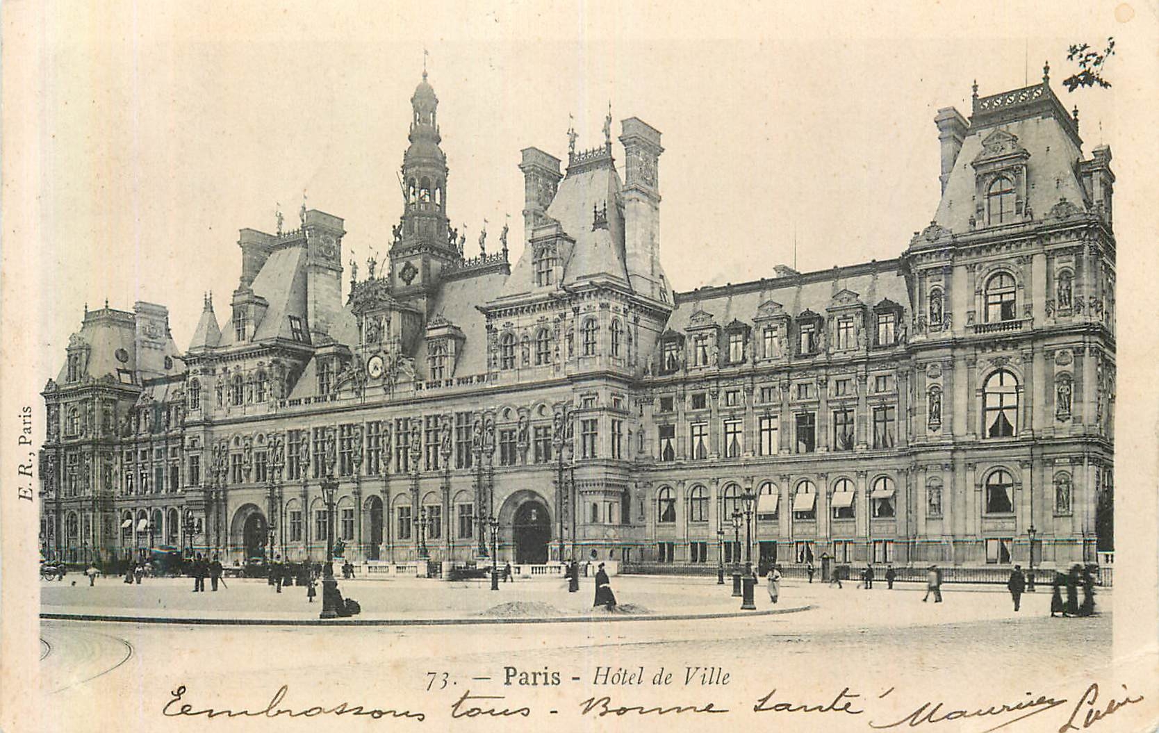 CPA Paris L'Hotel de Ville