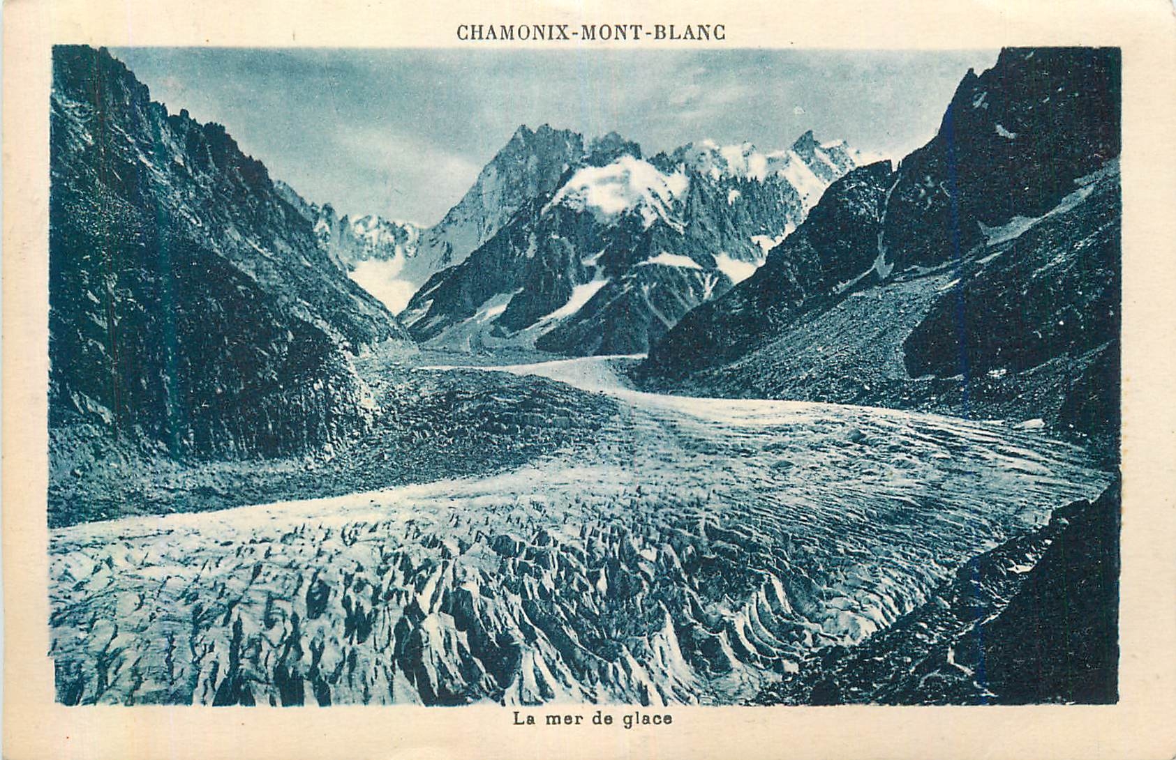 CPA Chamonix Mont Blanc La Mer de Glace