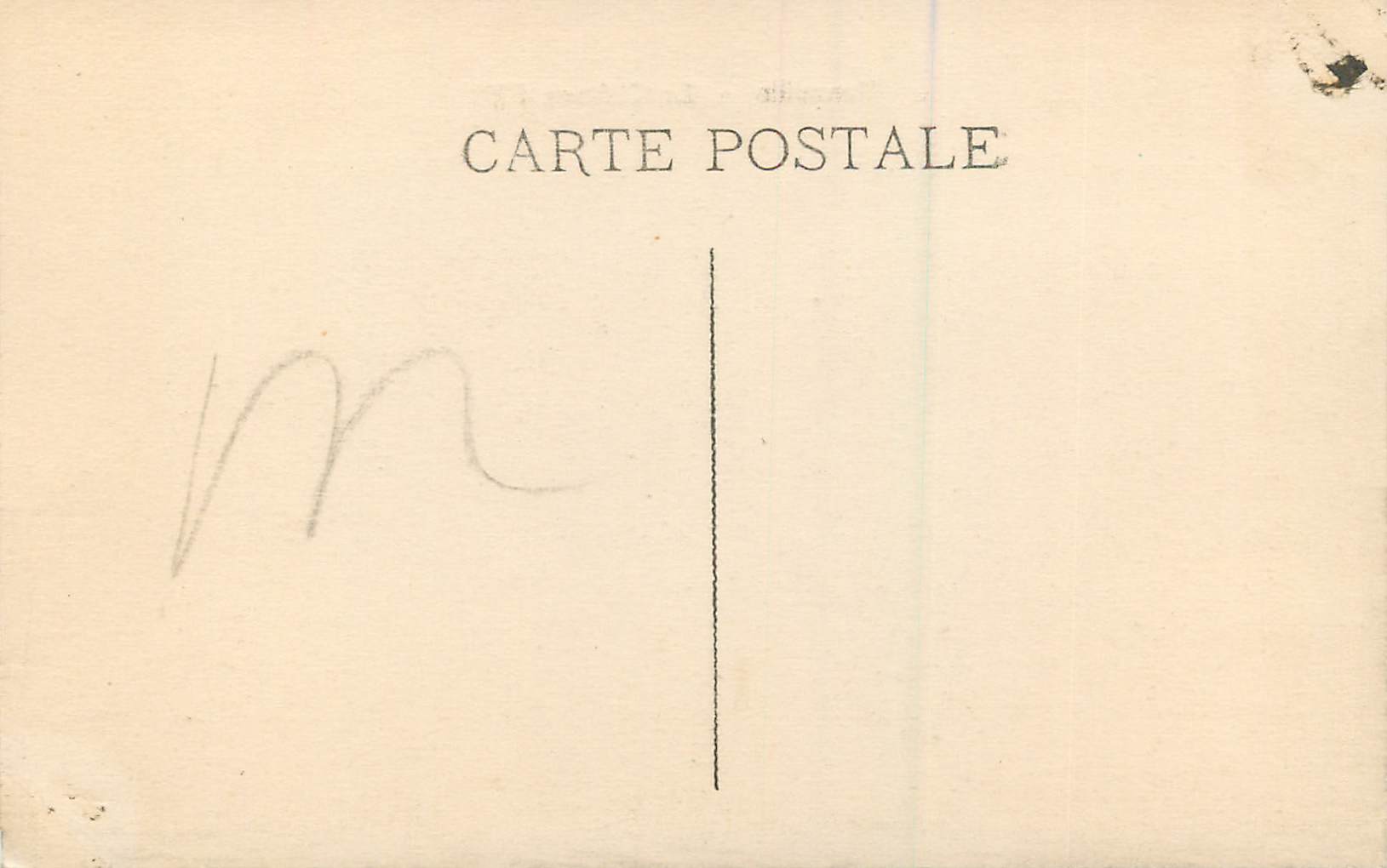 CPA Marseille Le Chateau d'If — Rückseite