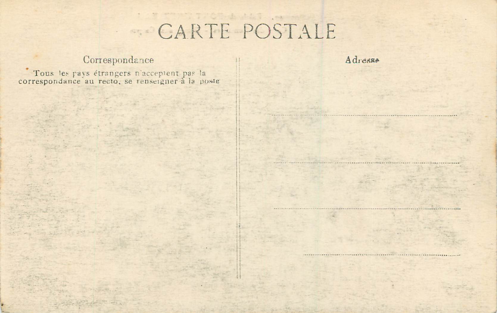 Palais de Fontainebleau — Cour des Fontaines - Etang aux Carpes — n°49 — Rückseite
