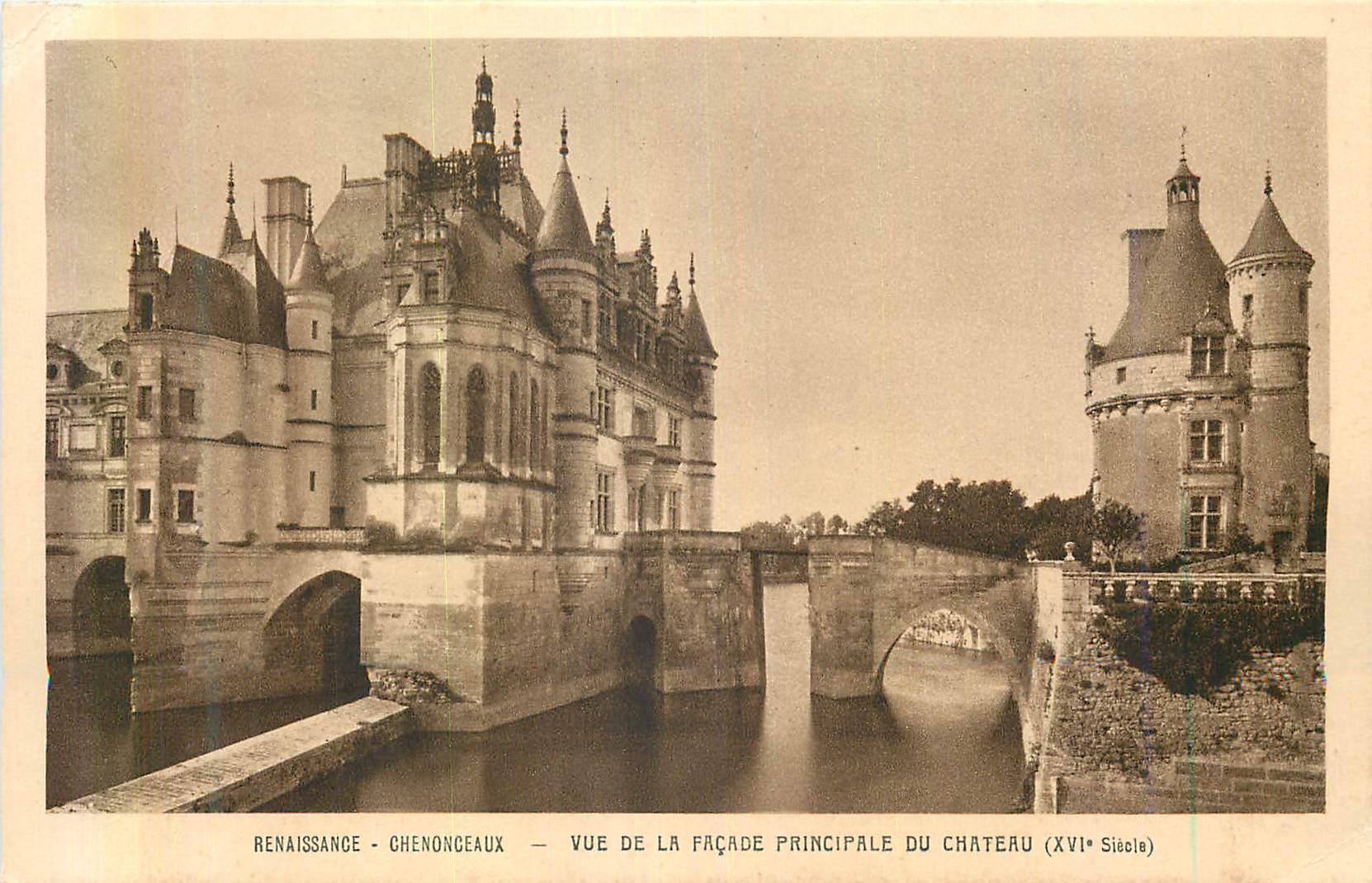 CPA Renaissance Chenonceaux Vue de la Facade Principale du Chateau (XVIe Siecle)