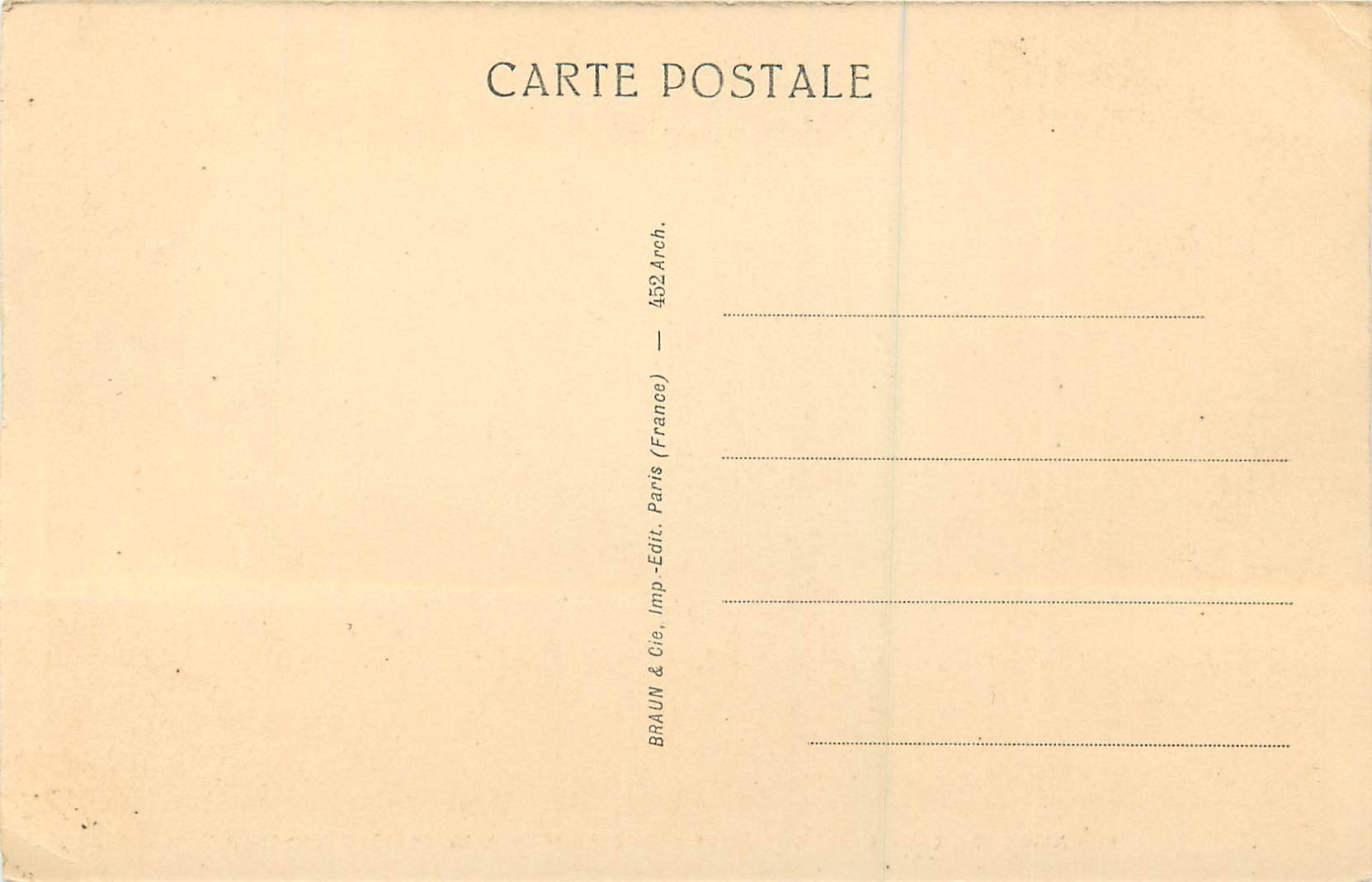 CPA Renaissance Chenonceaux Vue de la Facade Principale du Chateau (XVIe Siecle) — Rückseite