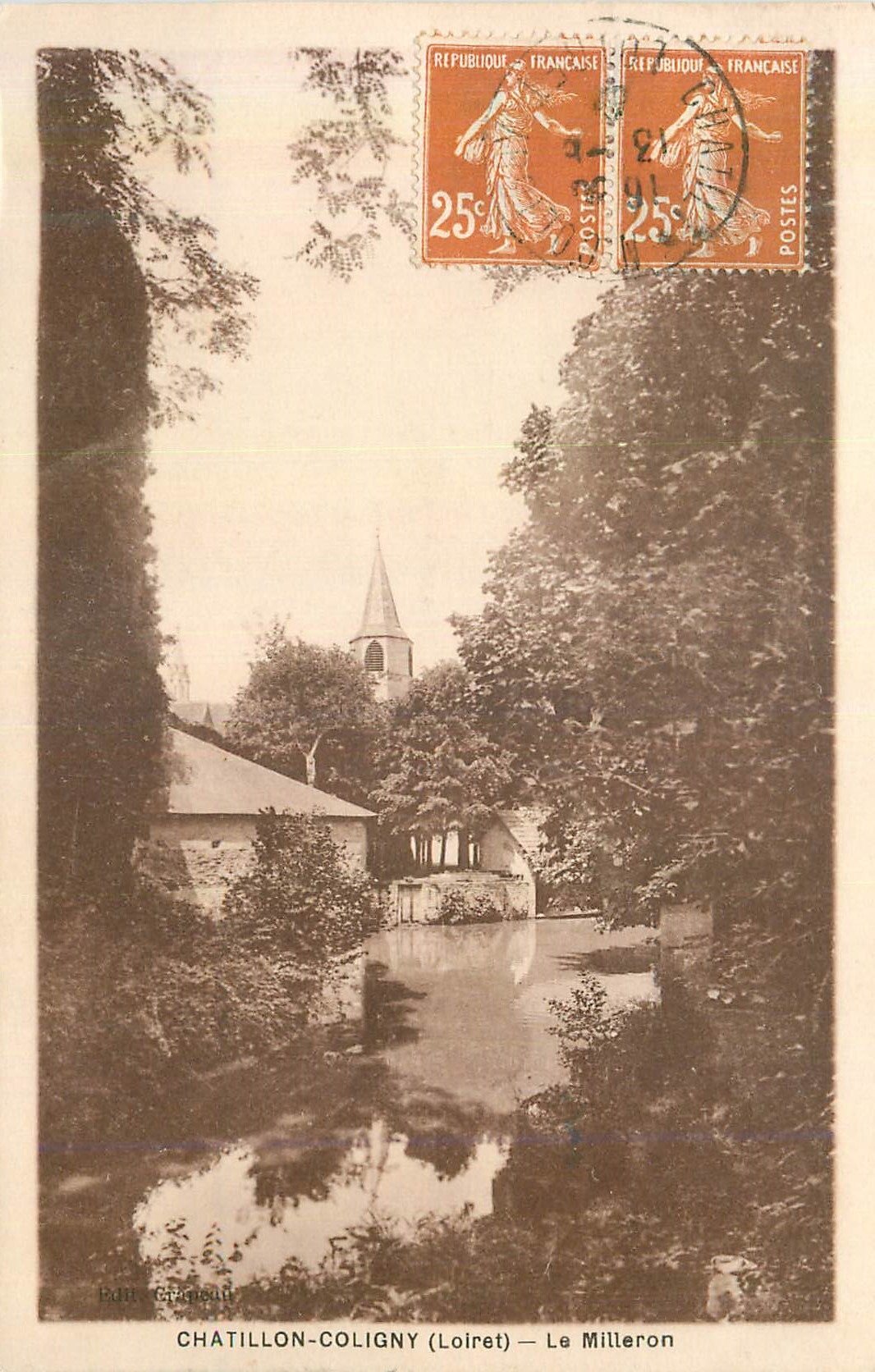 CPA Chatillon Coligny (Loiret) Le Milleron