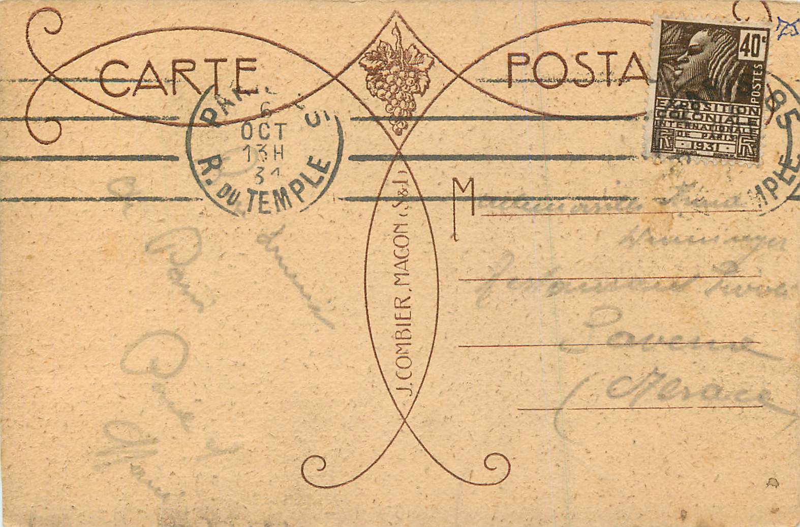 CPA Paris Notre Dame La Facade Edifiee dans le Premier Quart du XIIe Siecle — Rückseite