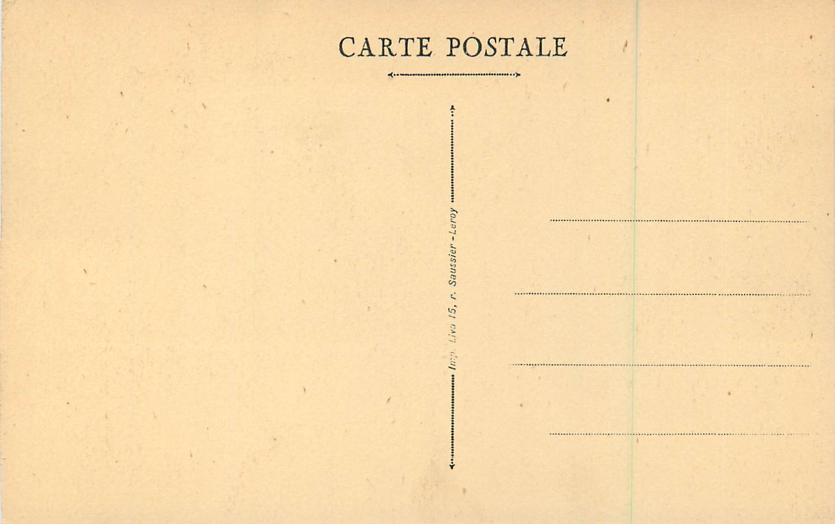 CPA Paris Eglise Saint Nicolas du Chardonnet Le Reliquaire — Verso