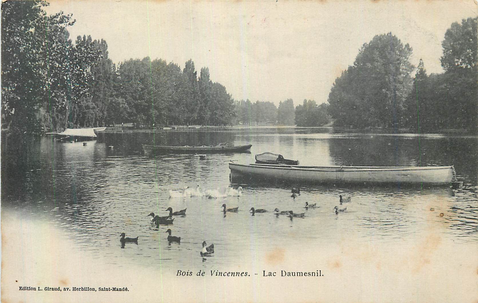 CPA Bois de Vincennes Lac Daumesnil