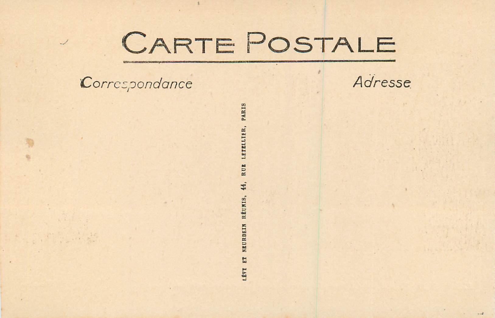 CPA Marseille Chateau d'If (Cote Sud) — Verso