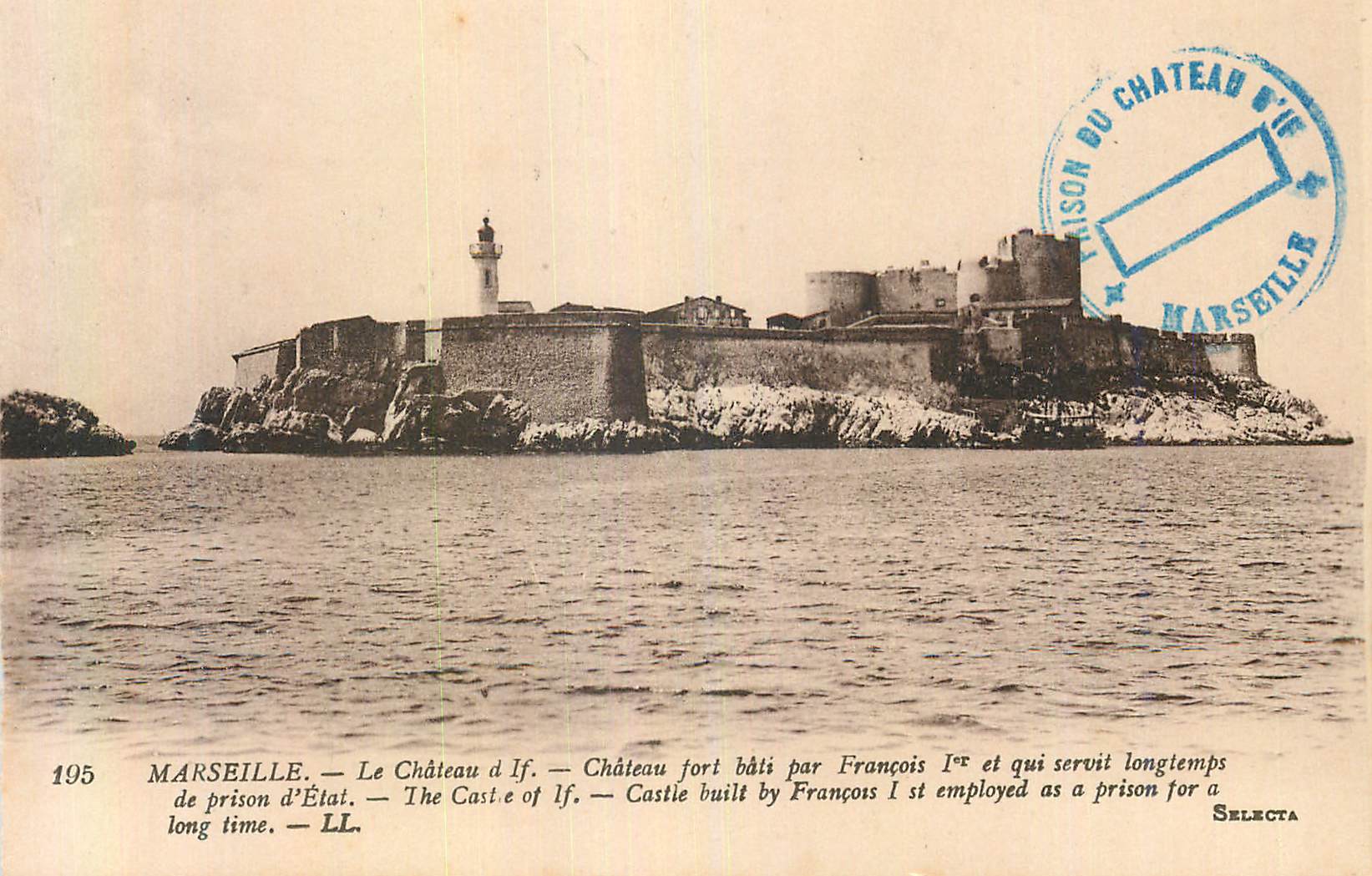CPA Marseille Chateau d'If Chateau Fort Bati par Francois Ier