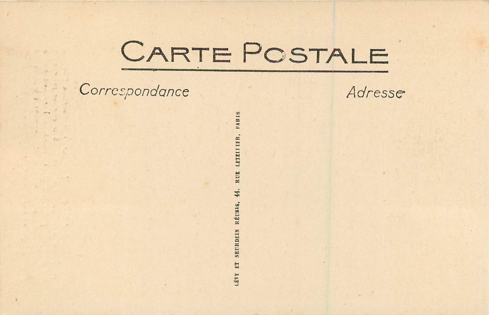 CPA Marseille La Cour et le Puits du Chateau d'If — Verso