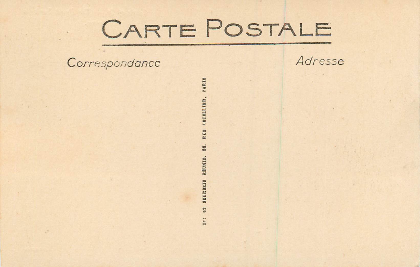 CPA Marseille Le Chateau d'If L'Abbe Faria dans sa Prison — Rückseite