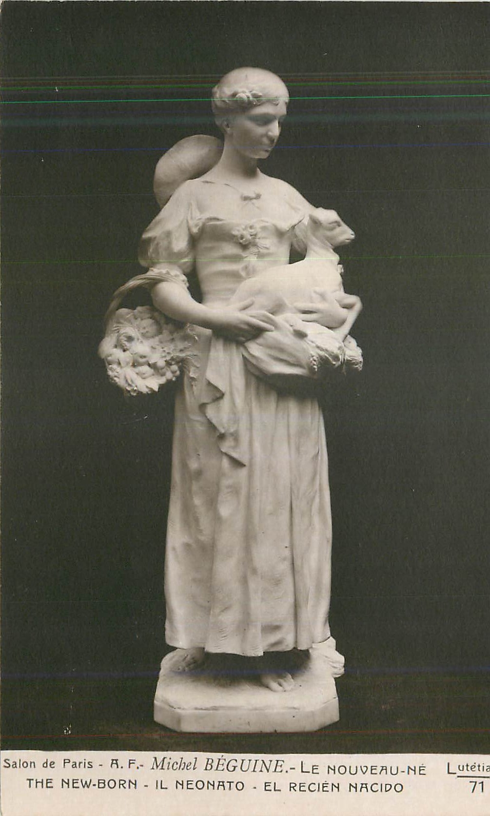 Statue des Neugeborenen — Paris Salon — Michel BÉGUIINE — n° 71