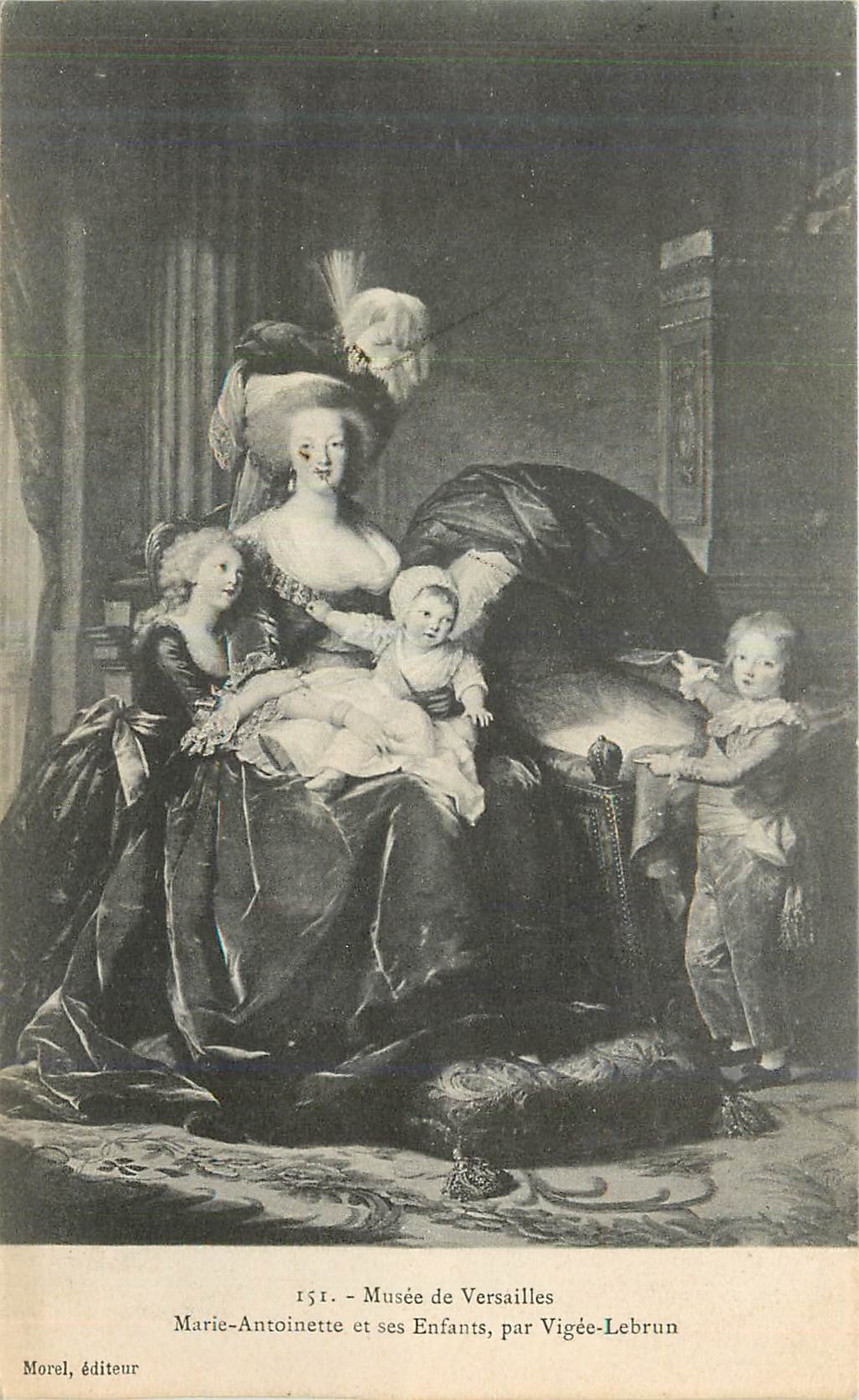 CPA Musee de Versailles Marie Antoinette et ses Enfants par Vigee Lebrun
