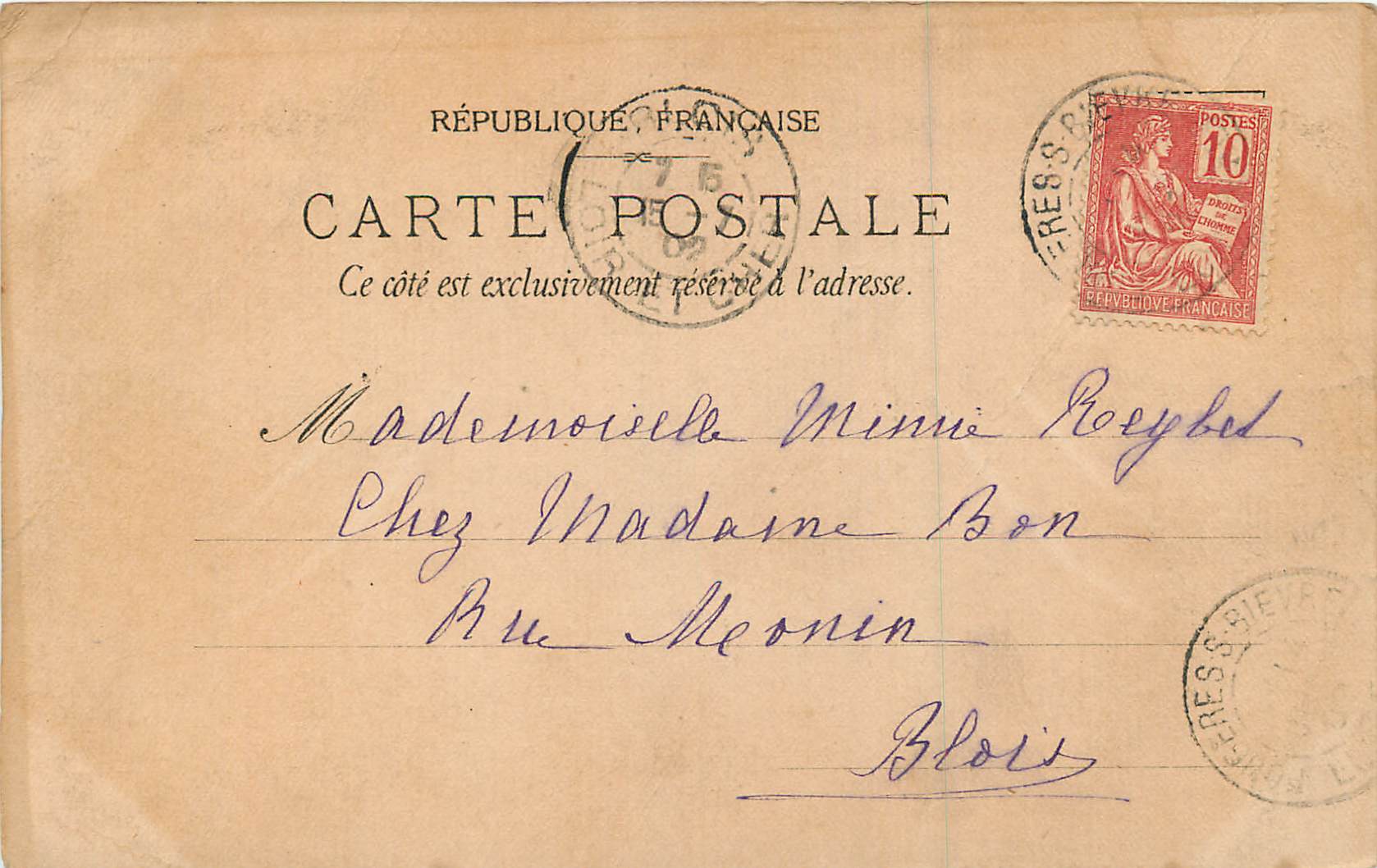 CPA Les Glaneuses Millet — Rückseite