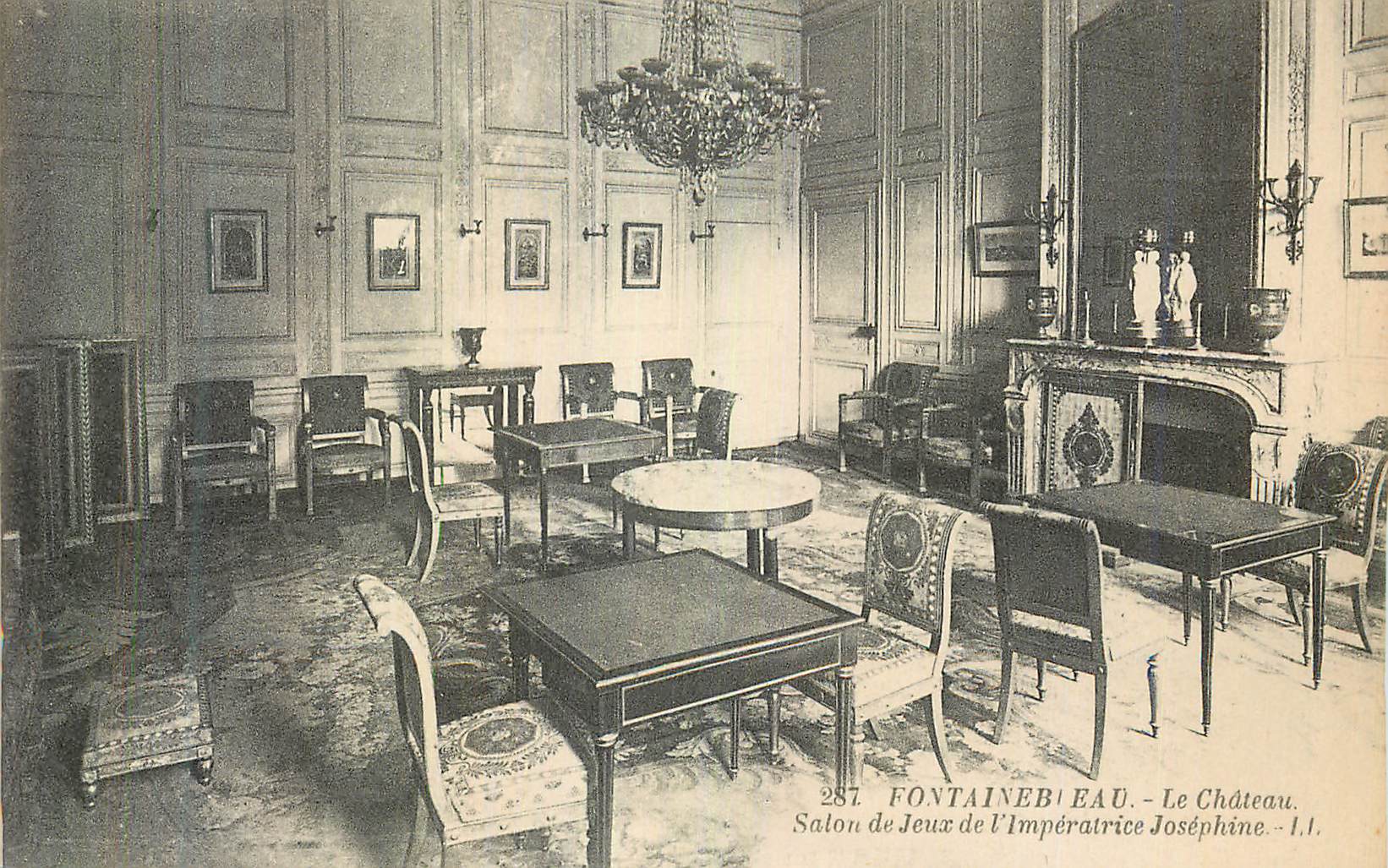 Fontainebleau - Das Schloss. Der Spielraum der Kaiserin Joséphine.