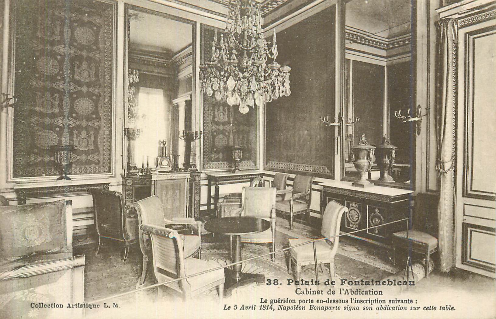 Cabinet de la Abdicación — Palacio de Fontainebleau — Colección Artística L. M.