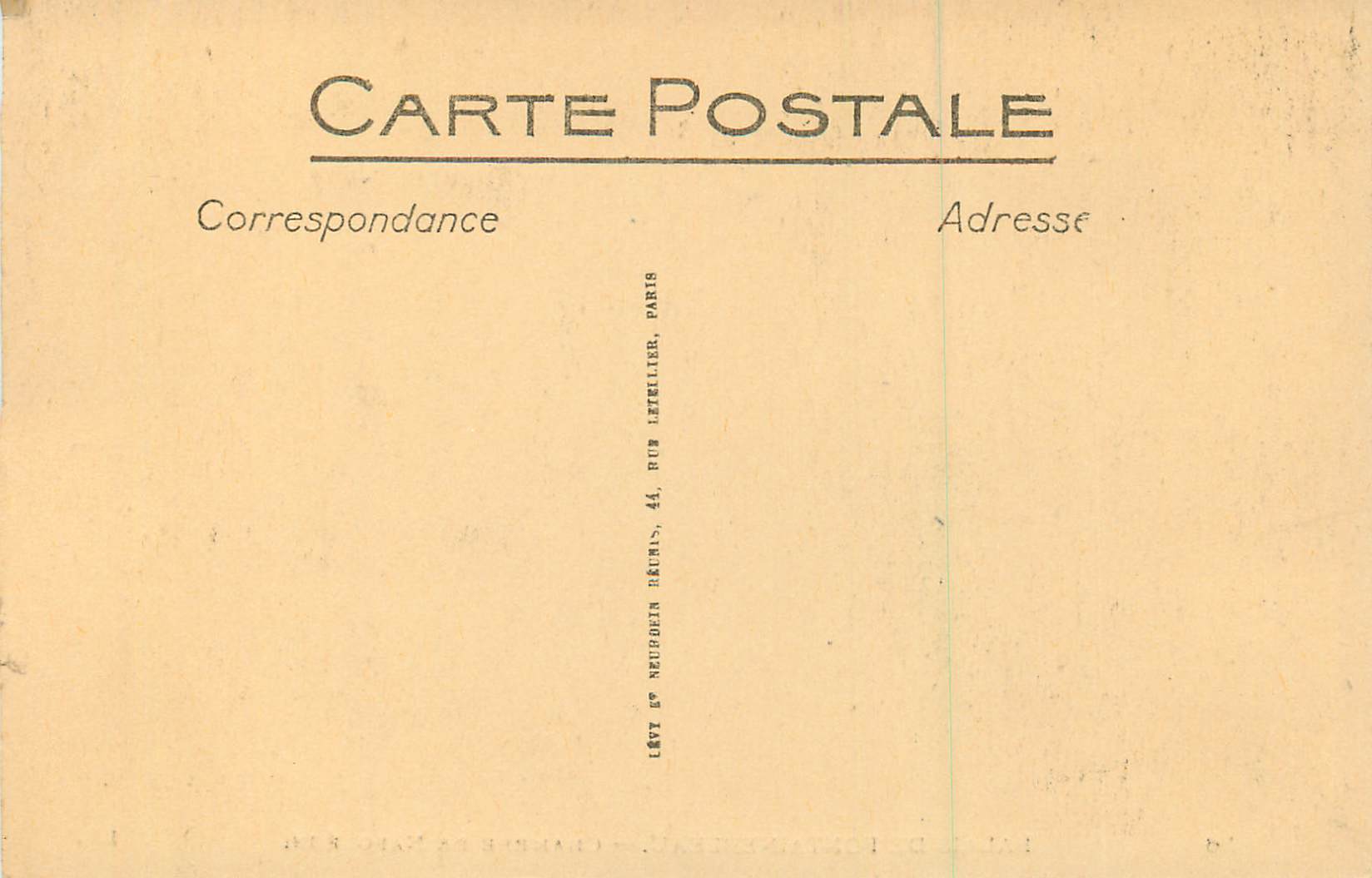 Palazzo di Fontainebleau — Camera di Napoleone — LL. n° 58 — Verso