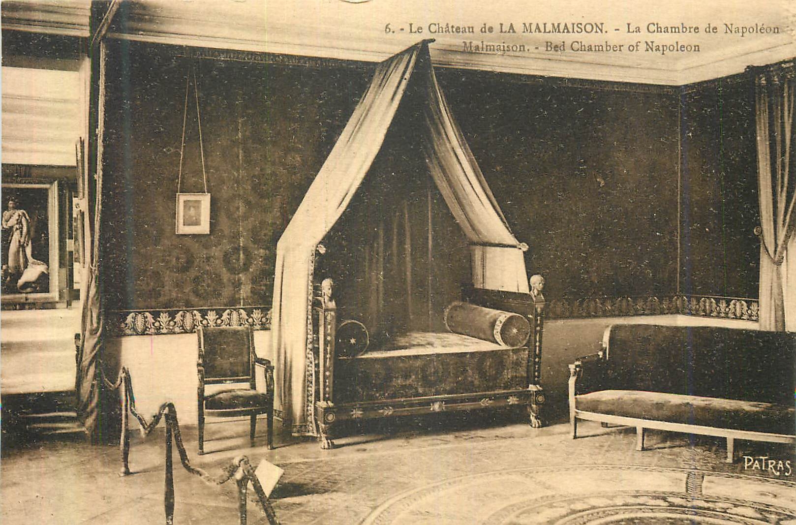 CPA Chateau de la Malmaison La Chambre de Napoleon