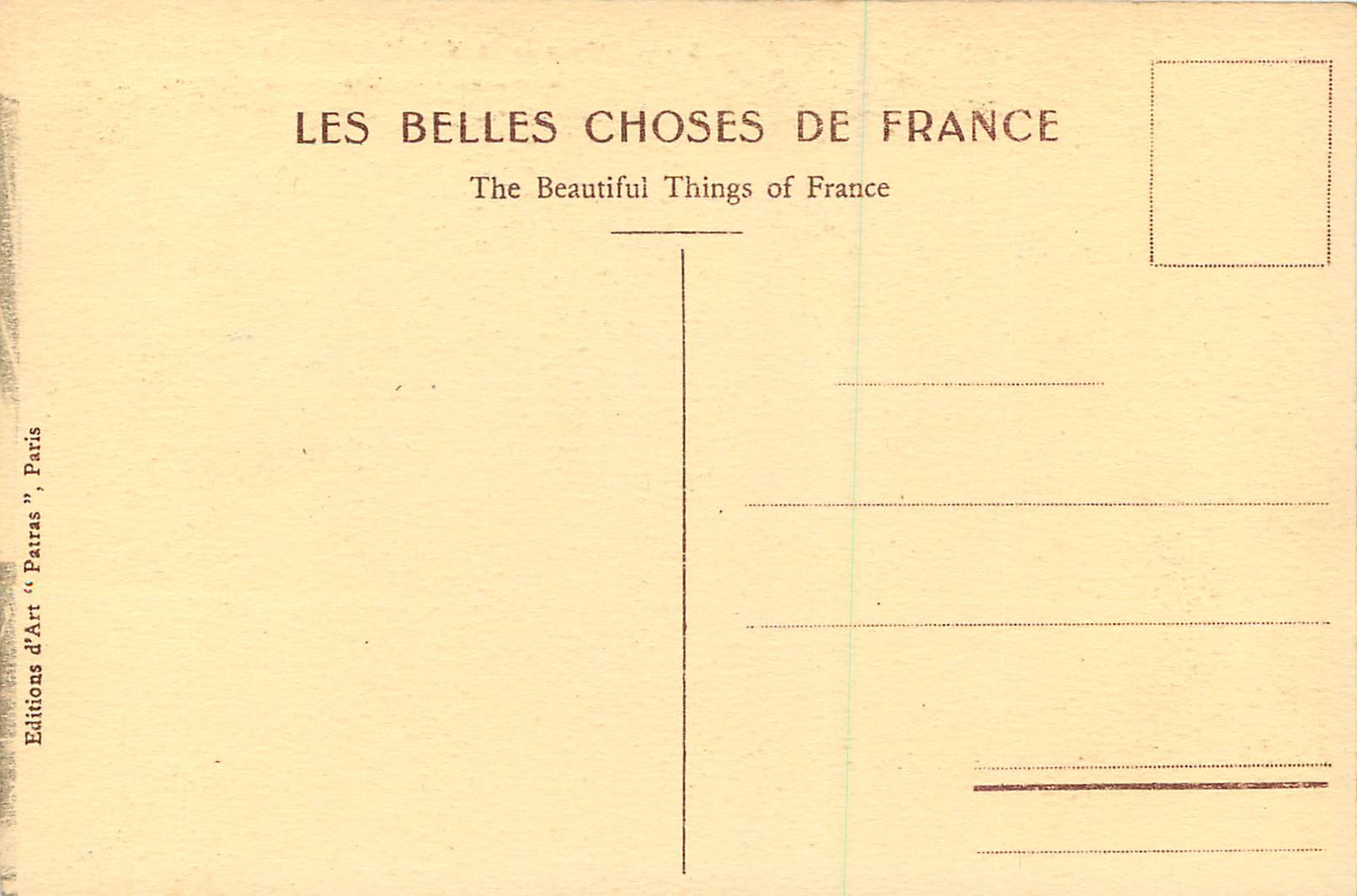 CPA Chateau de la Malmaison La Chambre de Napoleon — Verso