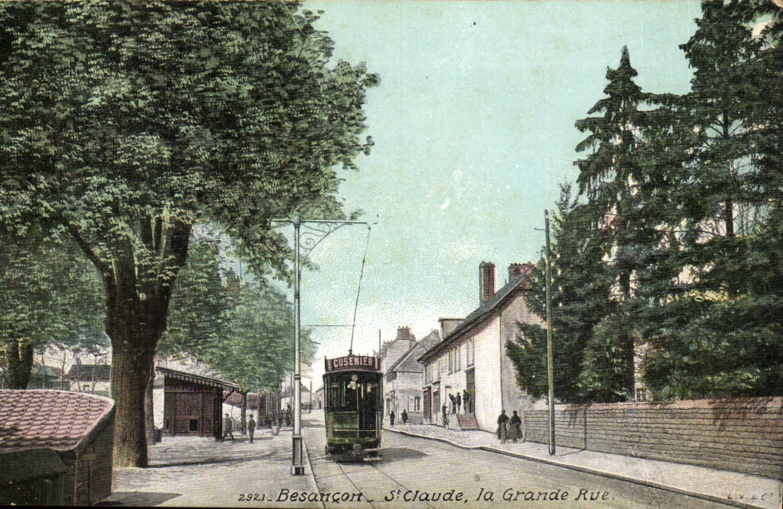 Besancon - St Claude la Grande Rue - CPA 