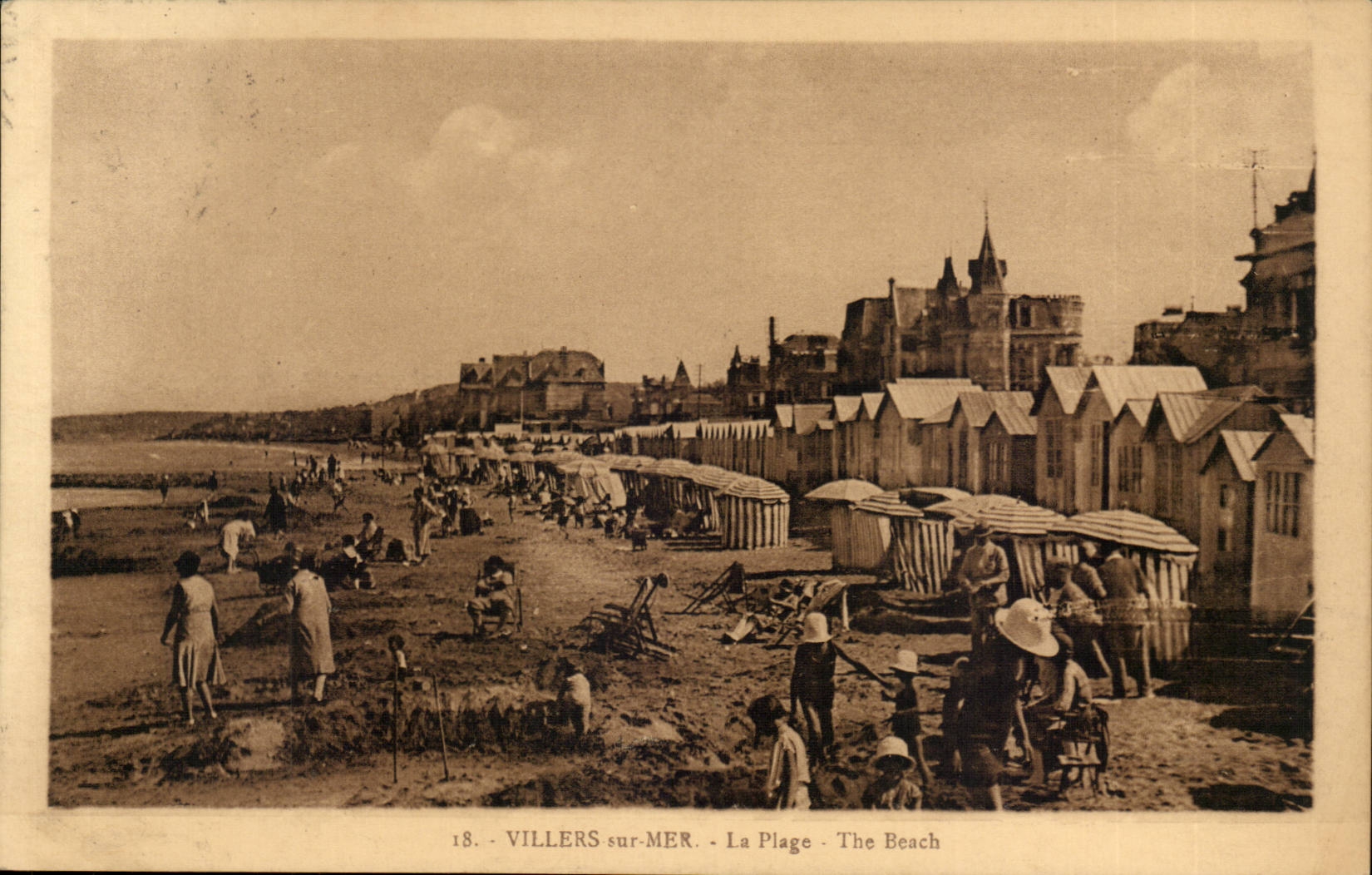 Villiers -sur - Mer - La Plage - The Beach - CPA 