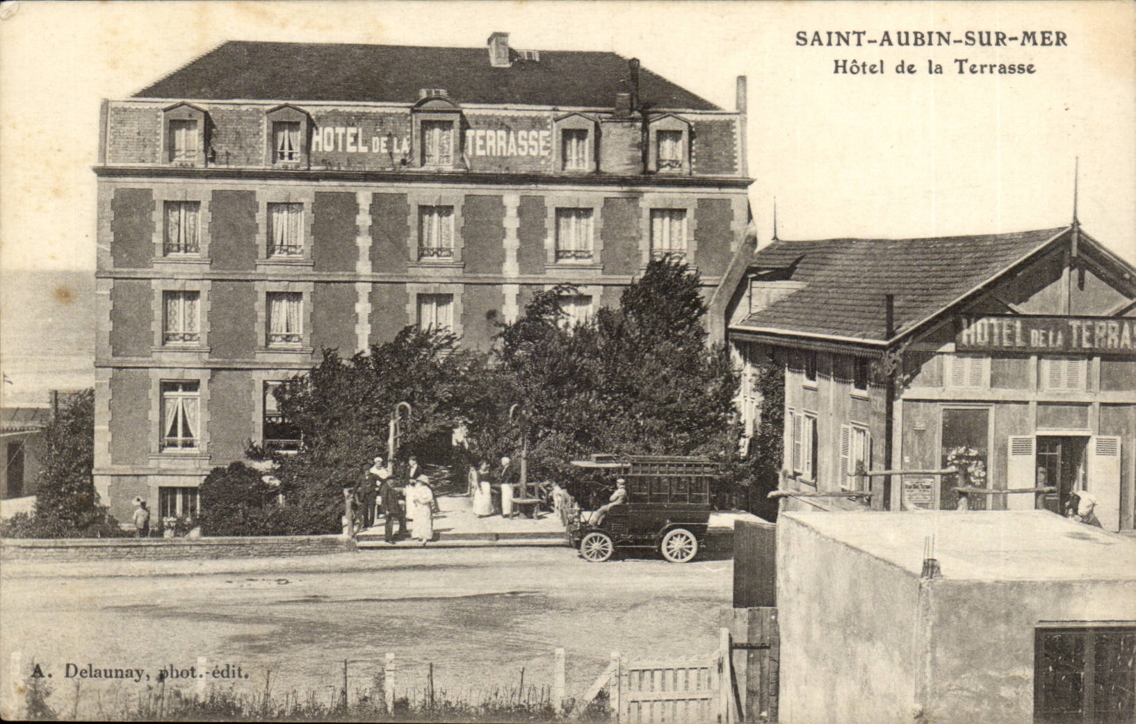 Saint-Aubin-sur-Mer — Hôtel de la Terrasse — A. Delaunay, phot.-édit.