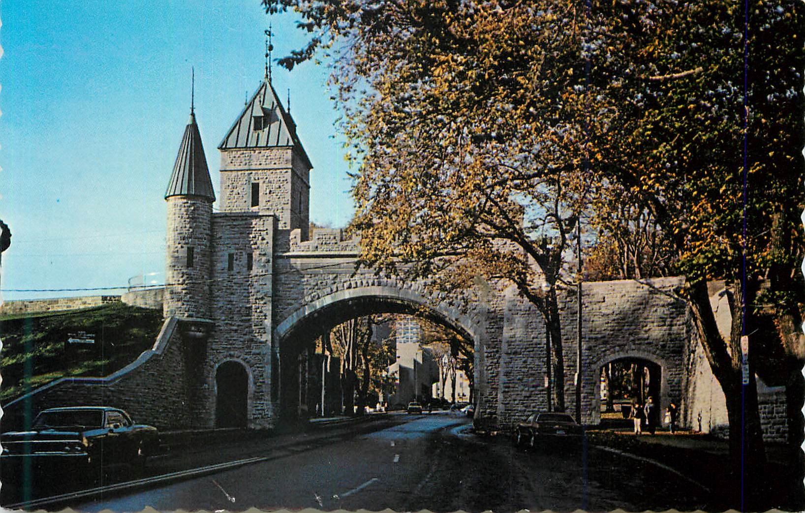 CPM Le Vieux Quebec Canada La Porte St Louis fait Partie des Fortifications