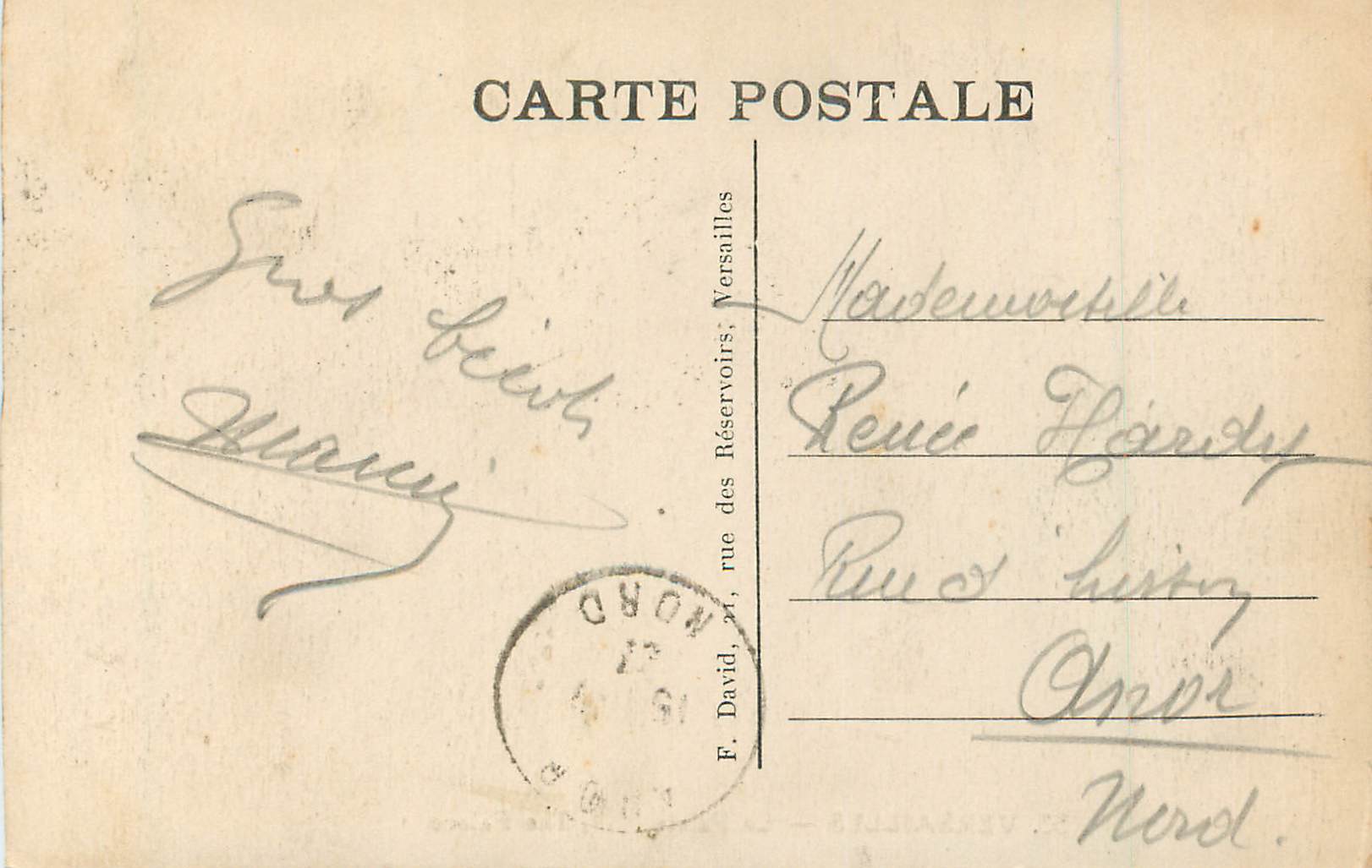 Versailles — Le Palais — Éditeur inconnu, n° 33 — Reverso