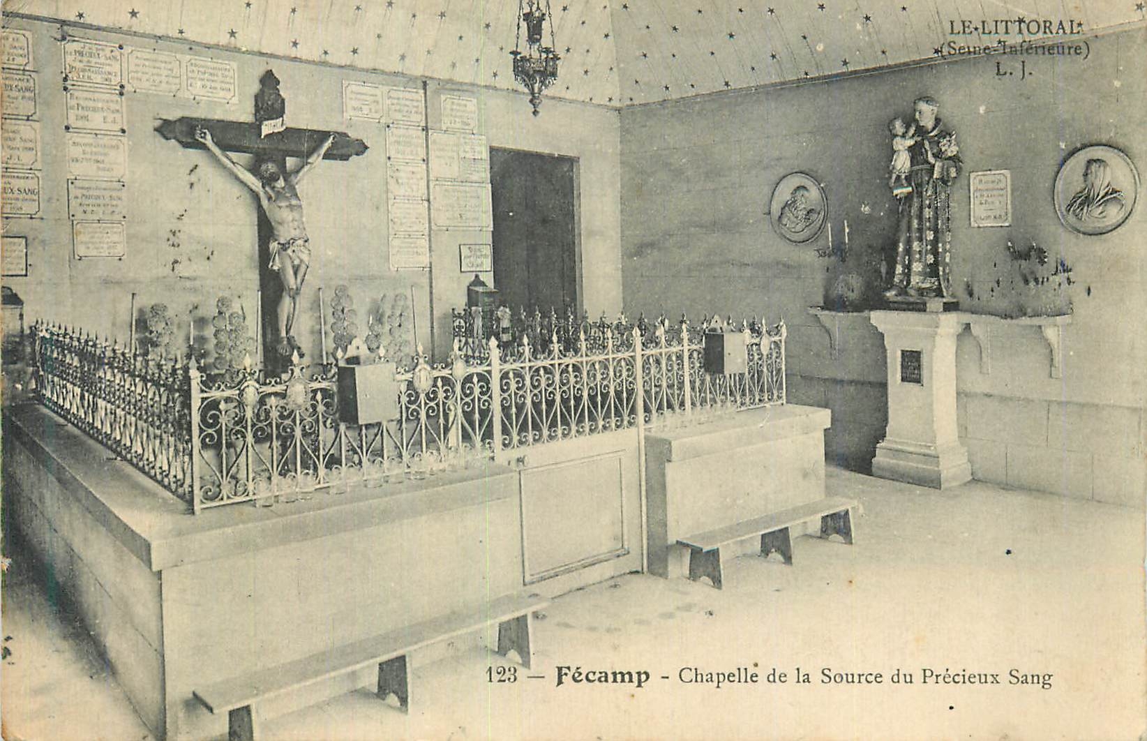 CPA Fecamp Le littoral (Seine Inferieure) Chapelle de la Source du Precieux Sang