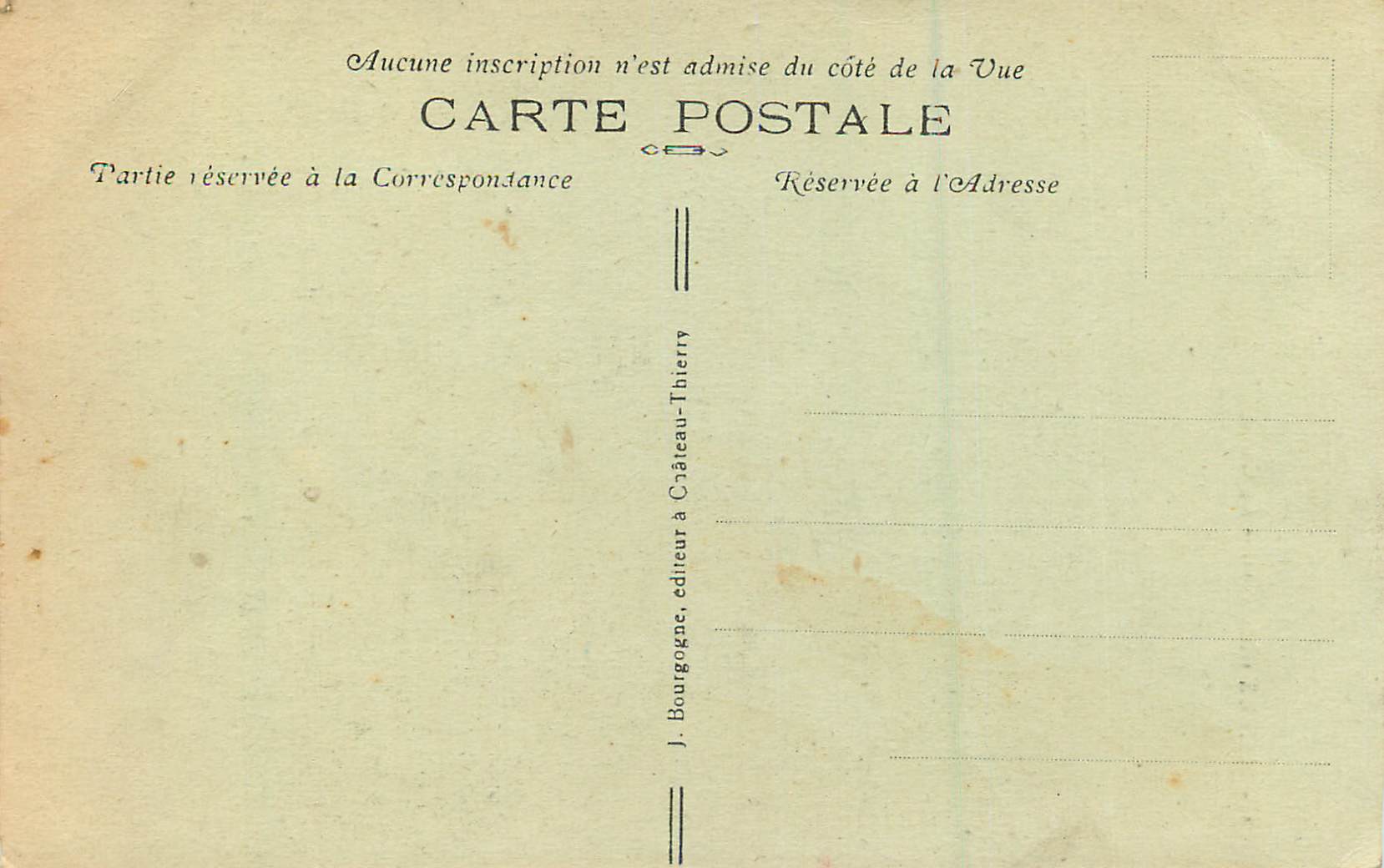 CPA Lisieux (Calvados) Le Carmel — Rückseite