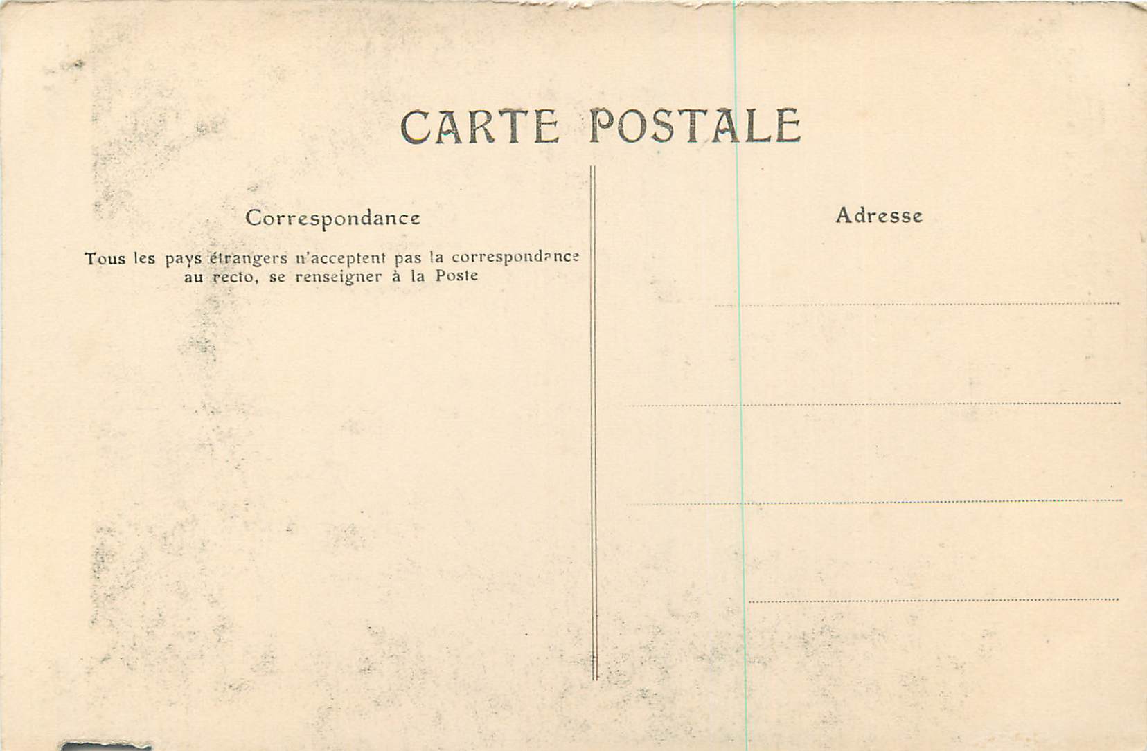 CPA Vichy L'Eglise Saint Louis — Rückseite