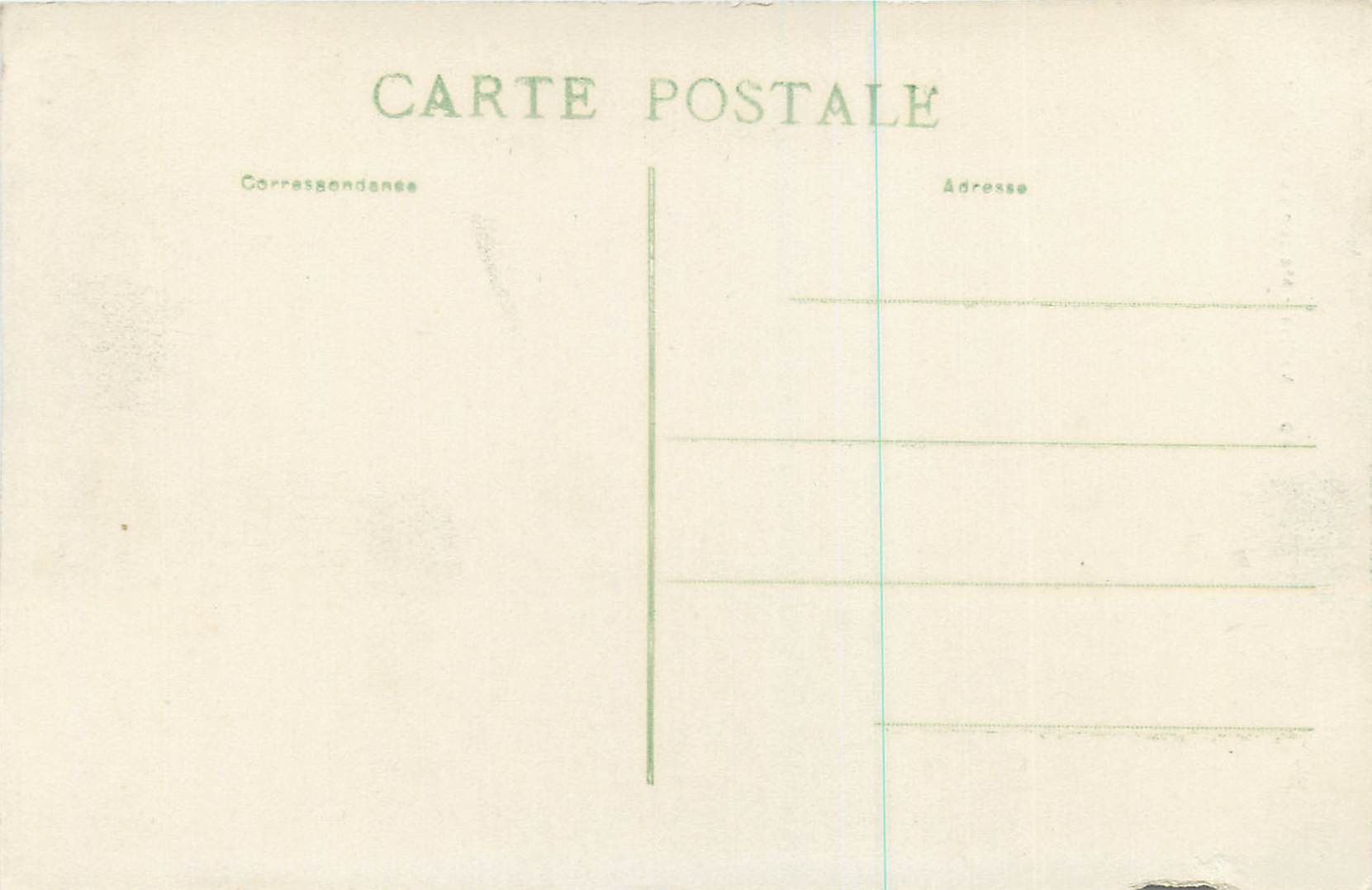 CPA Vichy Maison du Baillage — Back