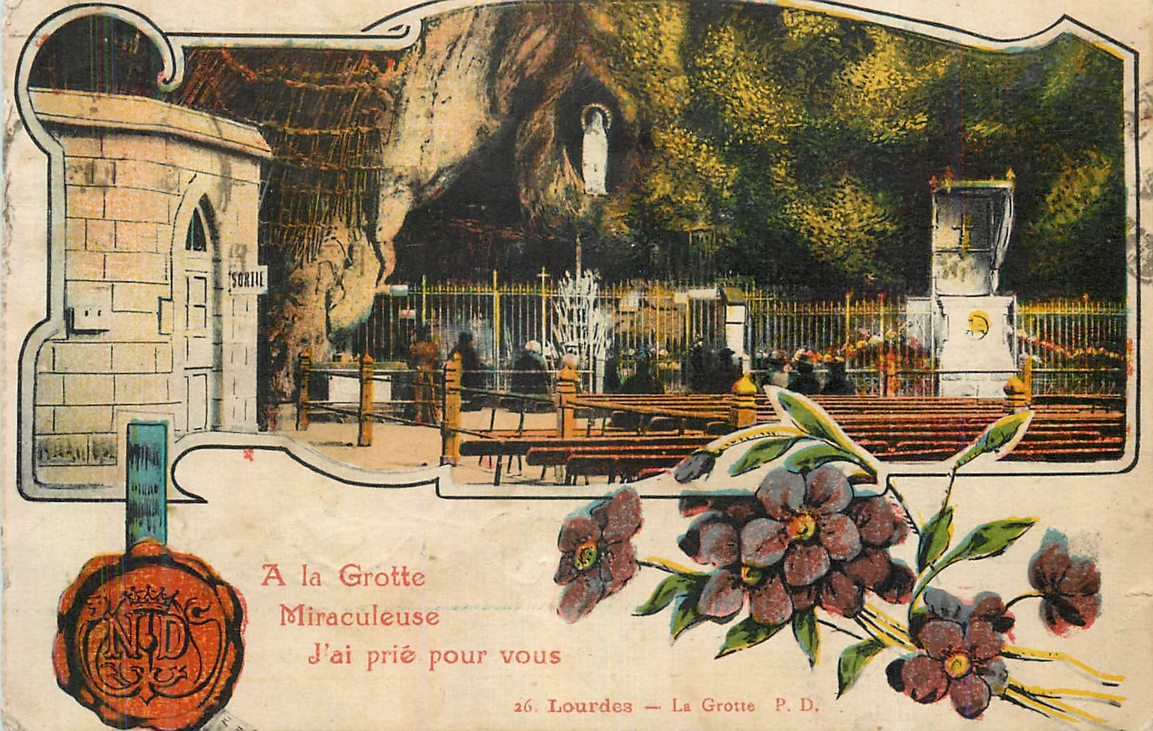 CPA Lourdes La Grotte