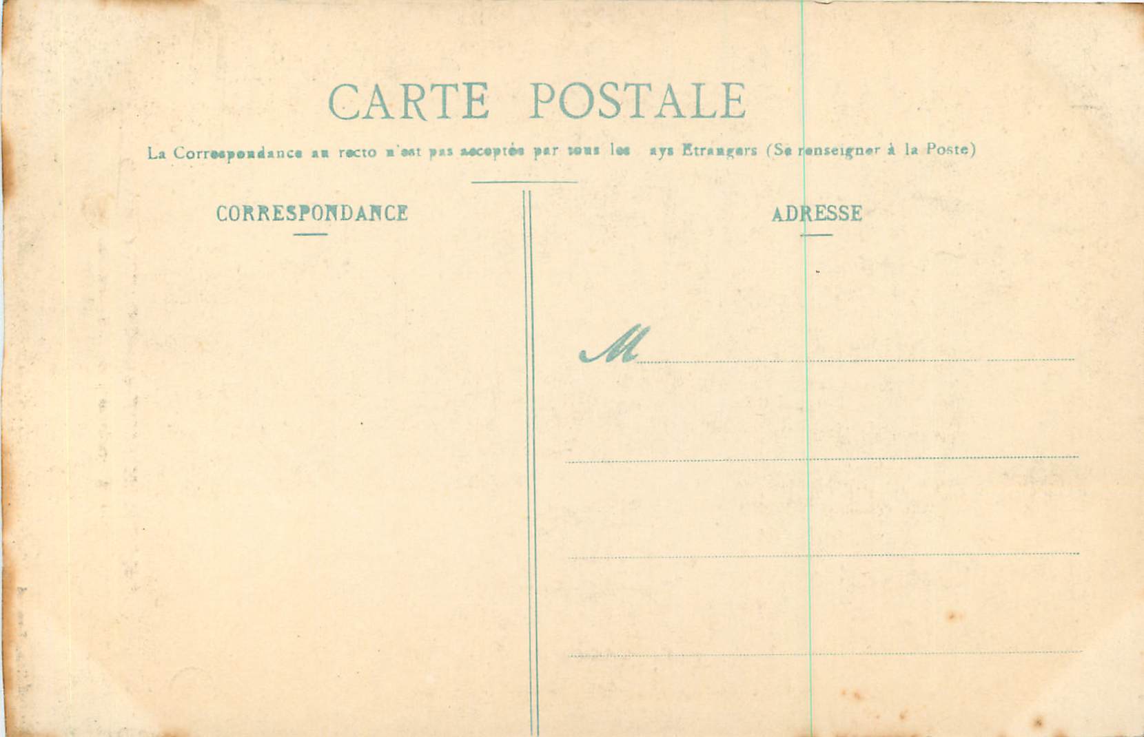 CPA Chateauneuf sur Loire (Loiret) Tombeau de la Vriliere — Rückseite