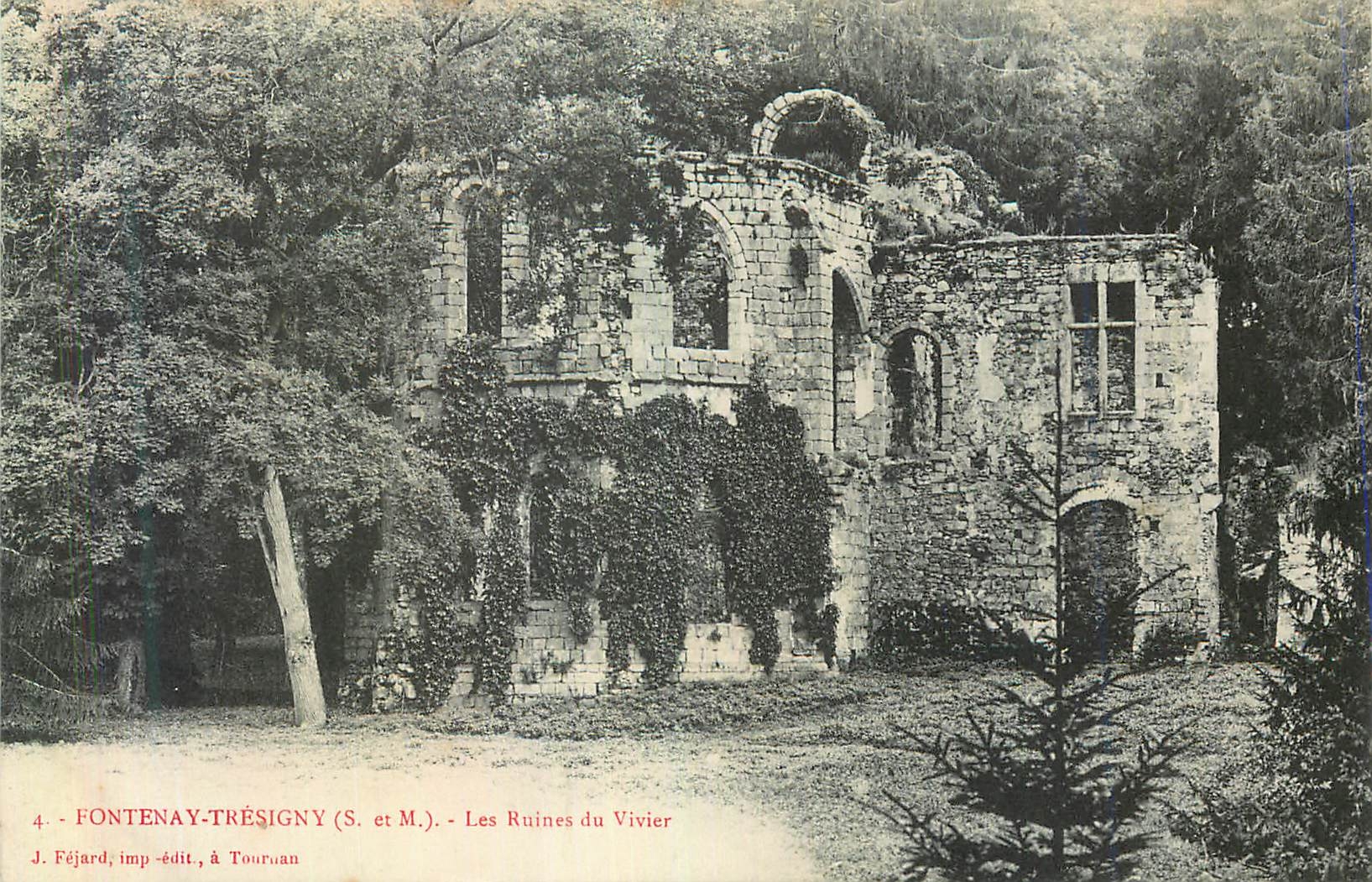 CPA Fontenay Tresigny (S et M) Les Ruines du Vivier