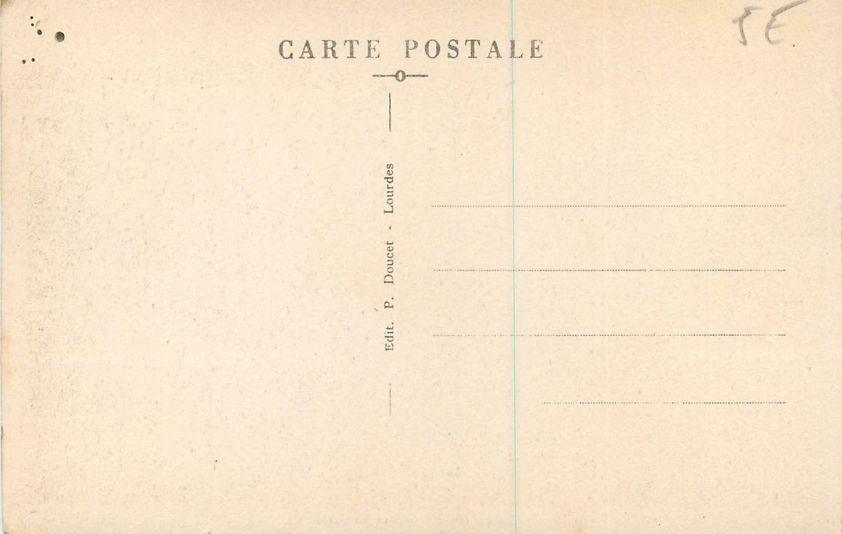 CPA Pau (B P) Vue Generale — Rückseite