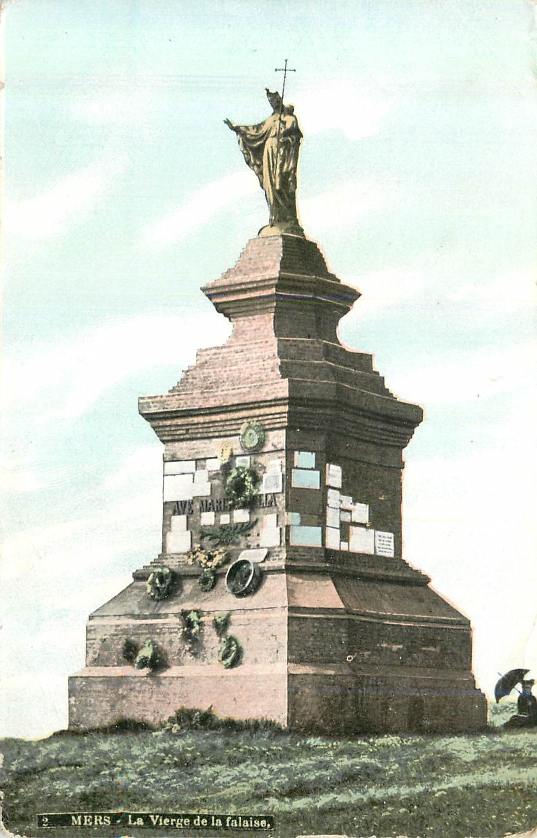 CPA Mers La Vierge de la Falaise