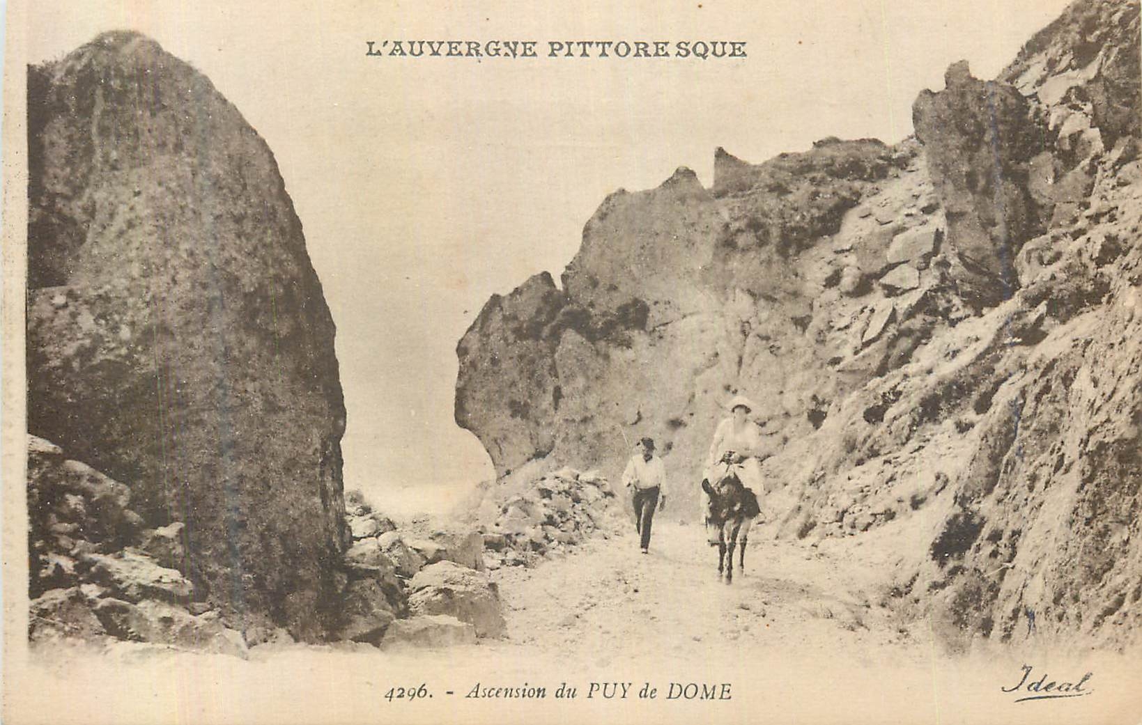 Ascent of Puy de Dôme — Picturesque Auvergne — Ideal, No. 4296