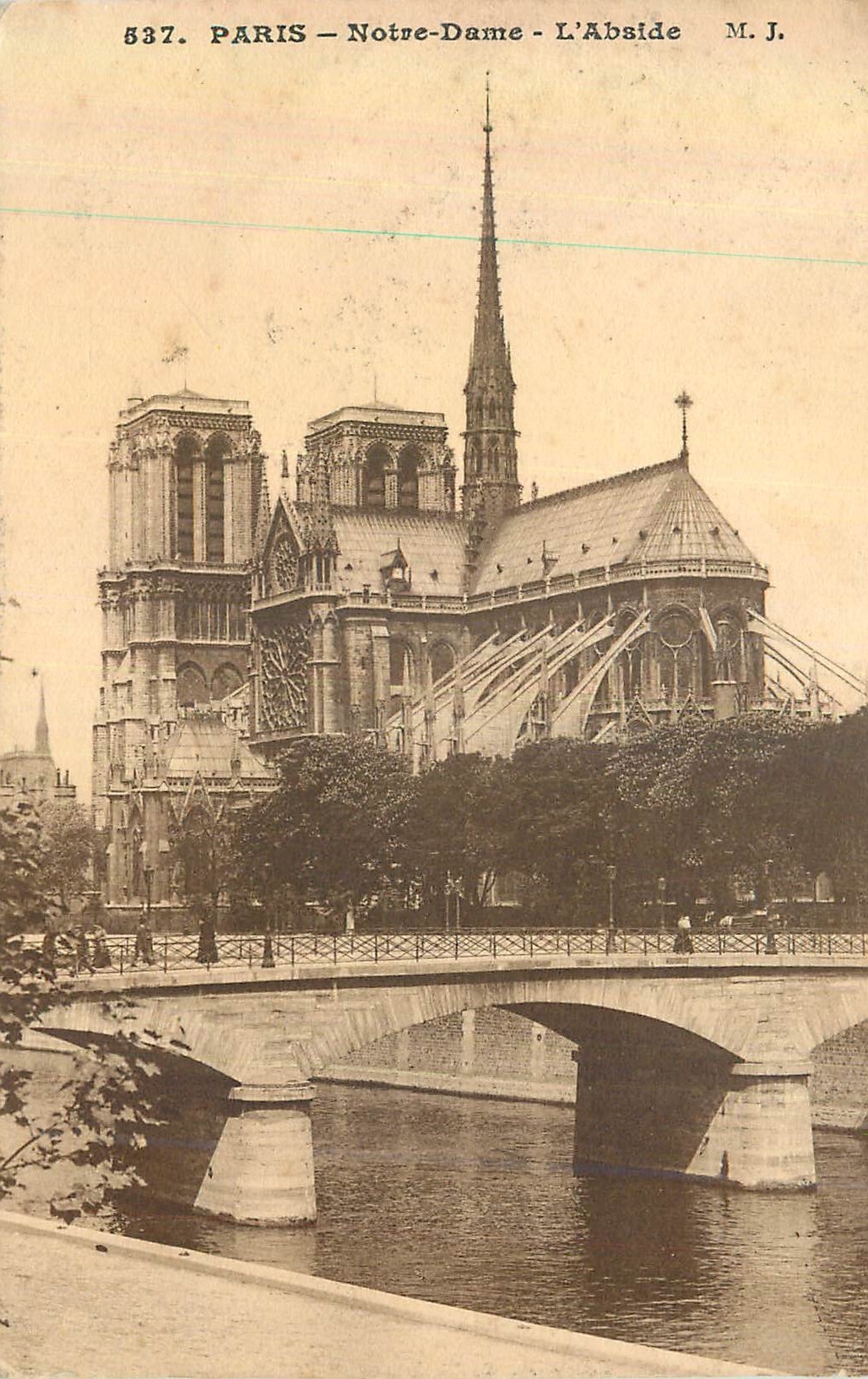 CPA Paris Notre Dame L'Abside