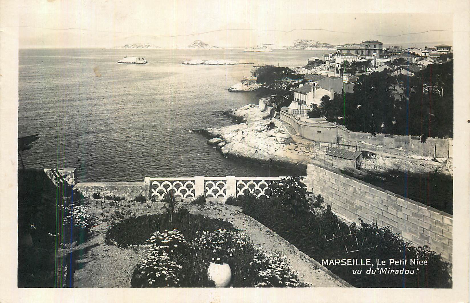 CPM Marseille Le Petit Nice Vu du Miradou